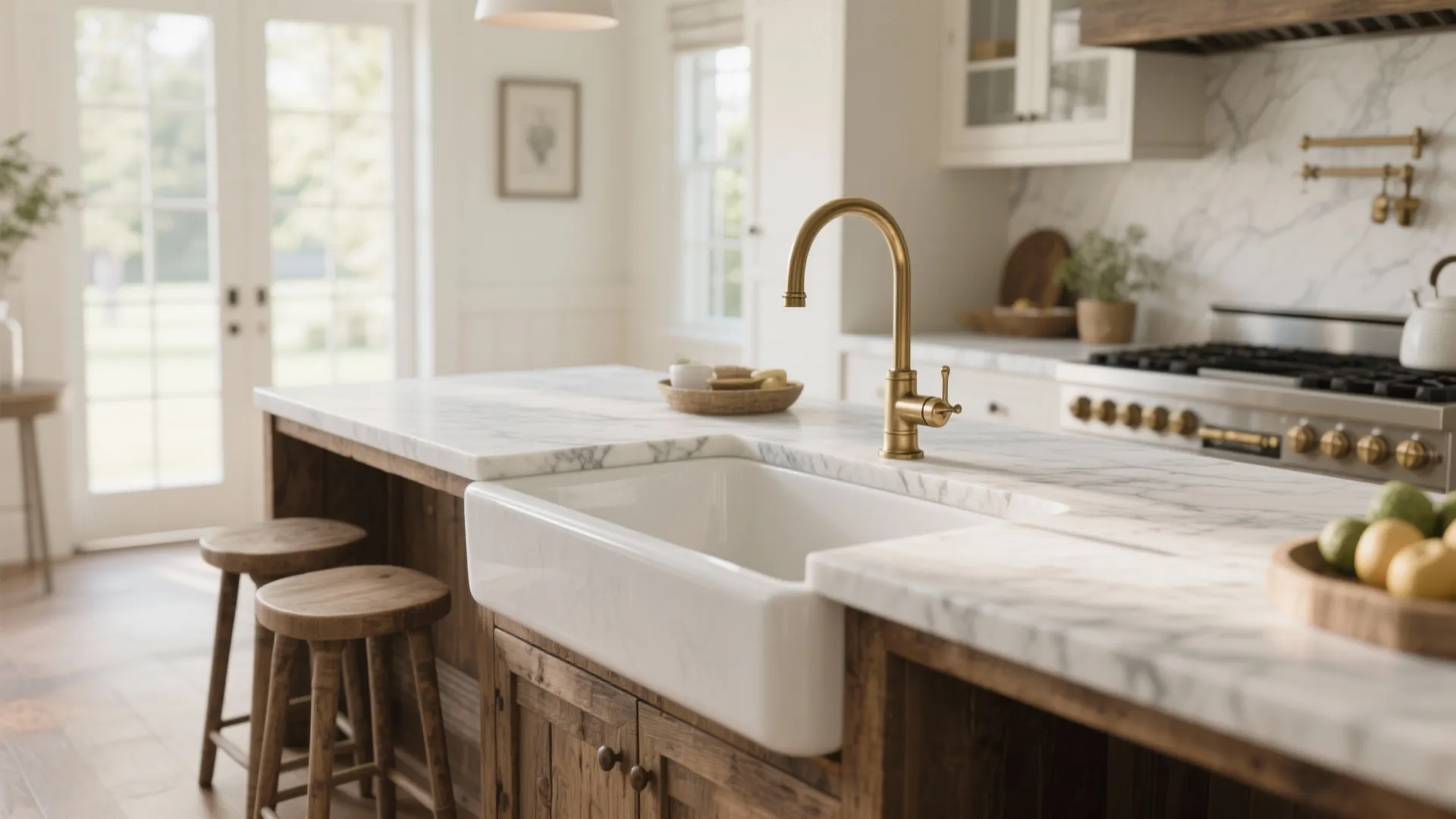7. Incorporate a Sink or Prep Station