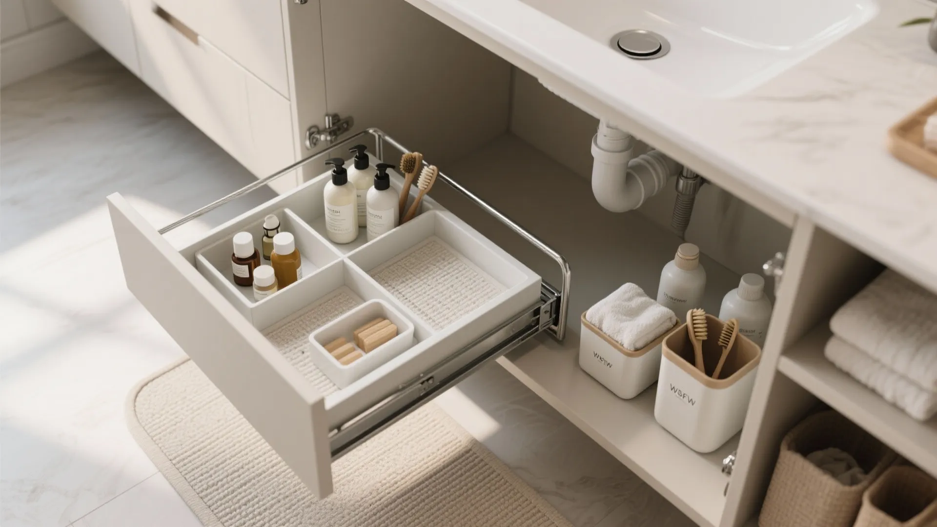 Modular Under‑Sink Pull‑Outs and Corner Kits