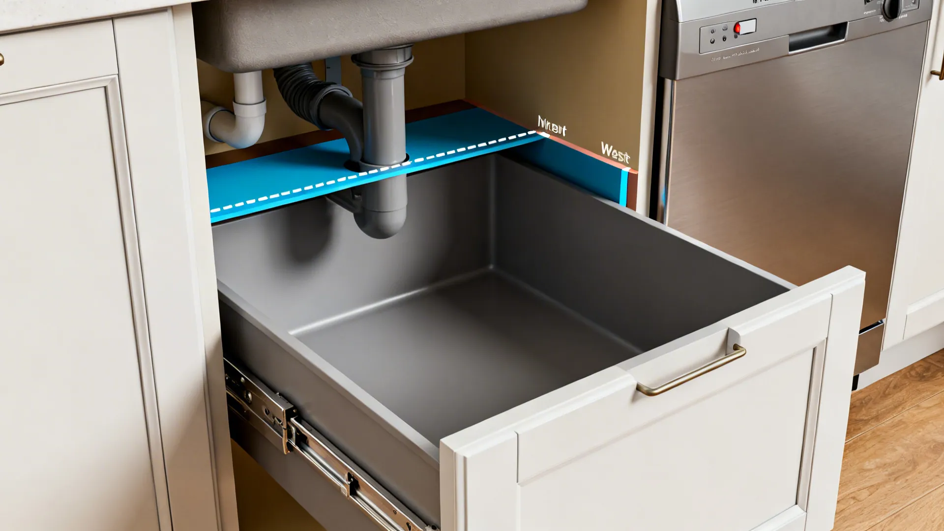 Appliance and Services Coordination (Plan, Elevation, Sections)