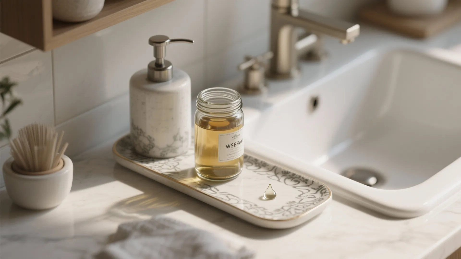 3. Add a small basin of sink-side traps