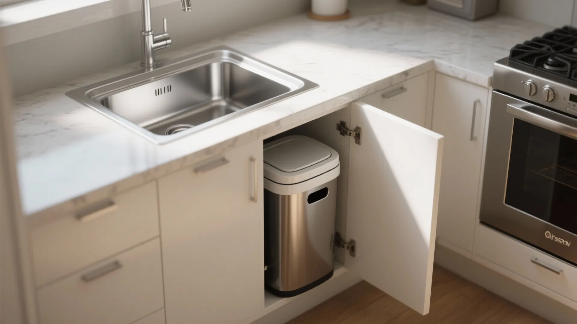 3. Rethink Sink & Trash Placement