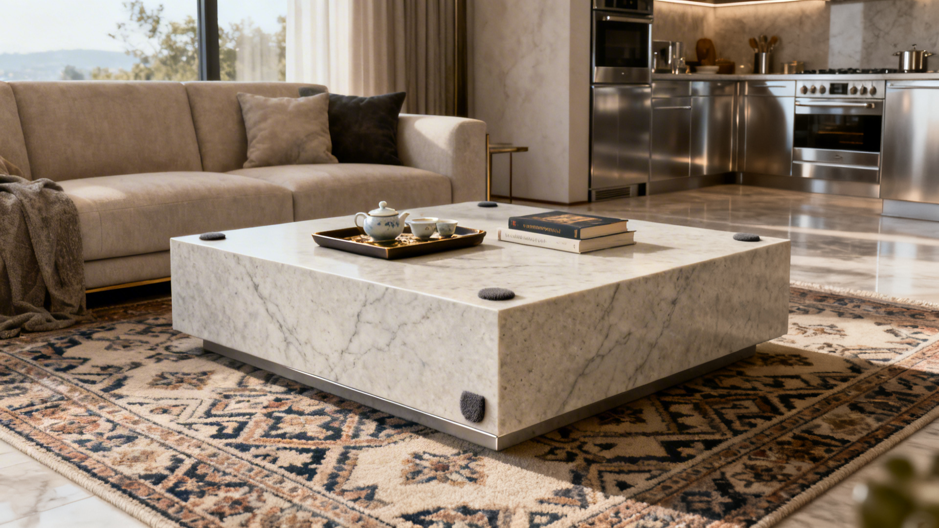 Drawing Room Feels Tight? Square Center Table Fix