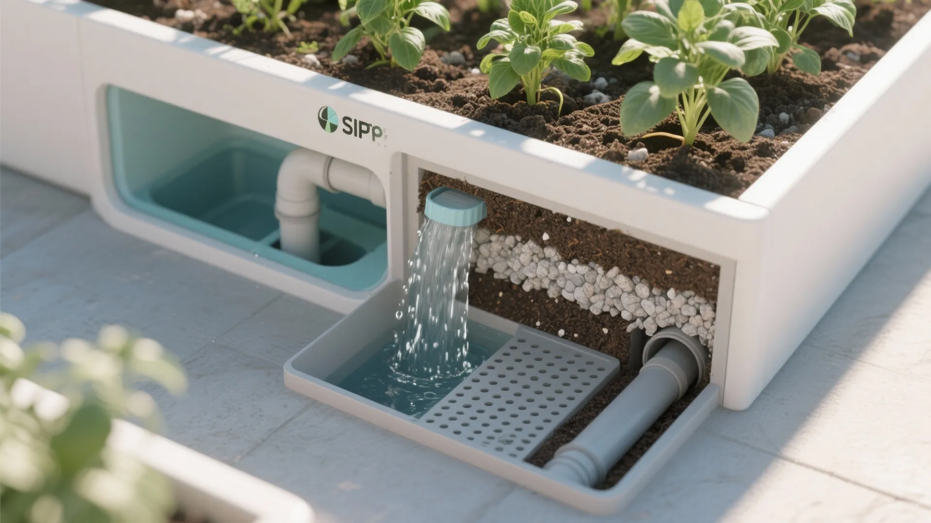 Sub-Irrigated Boxes and Smart Watering