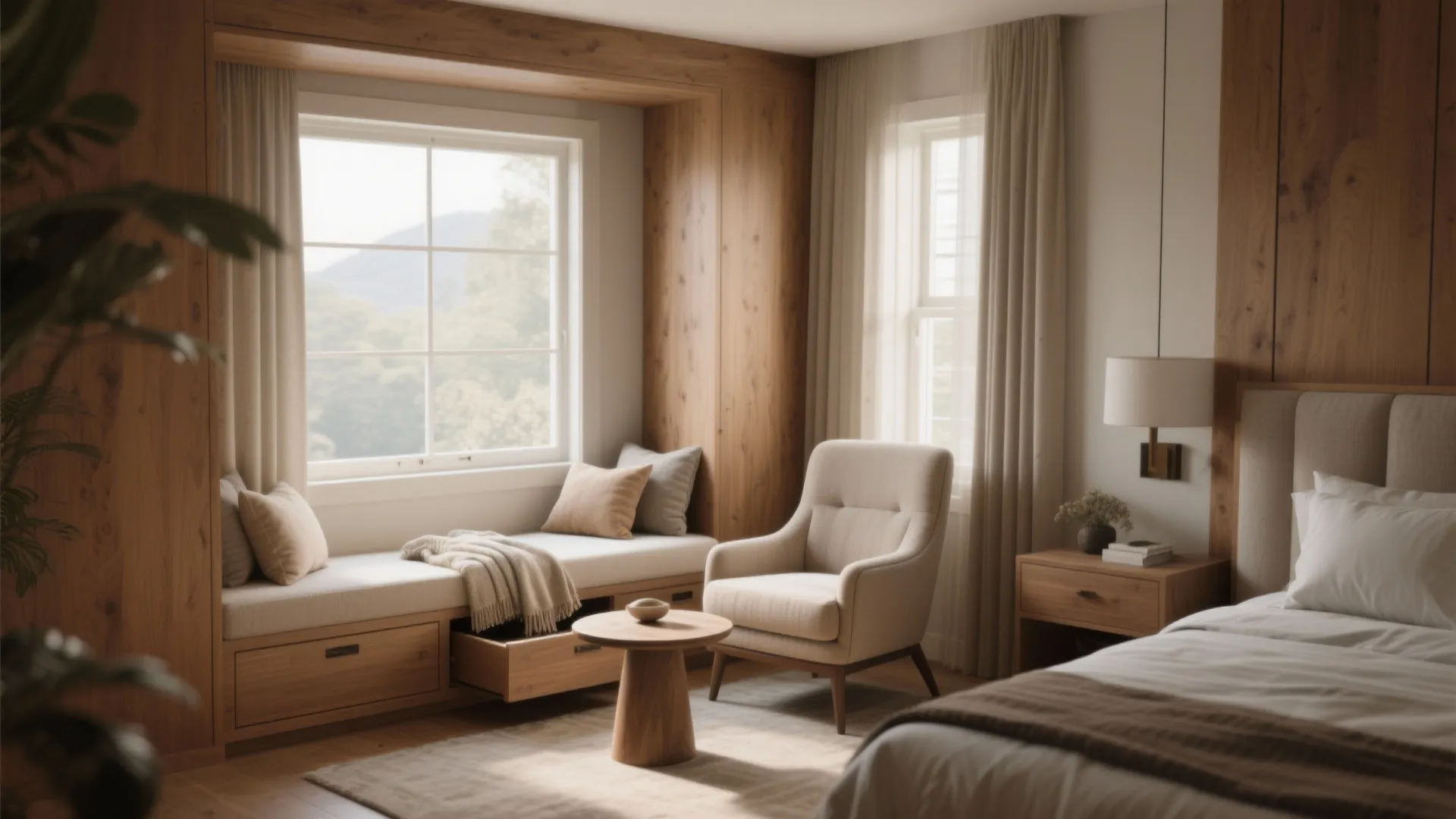 2. Carve out a flexible sitting nook