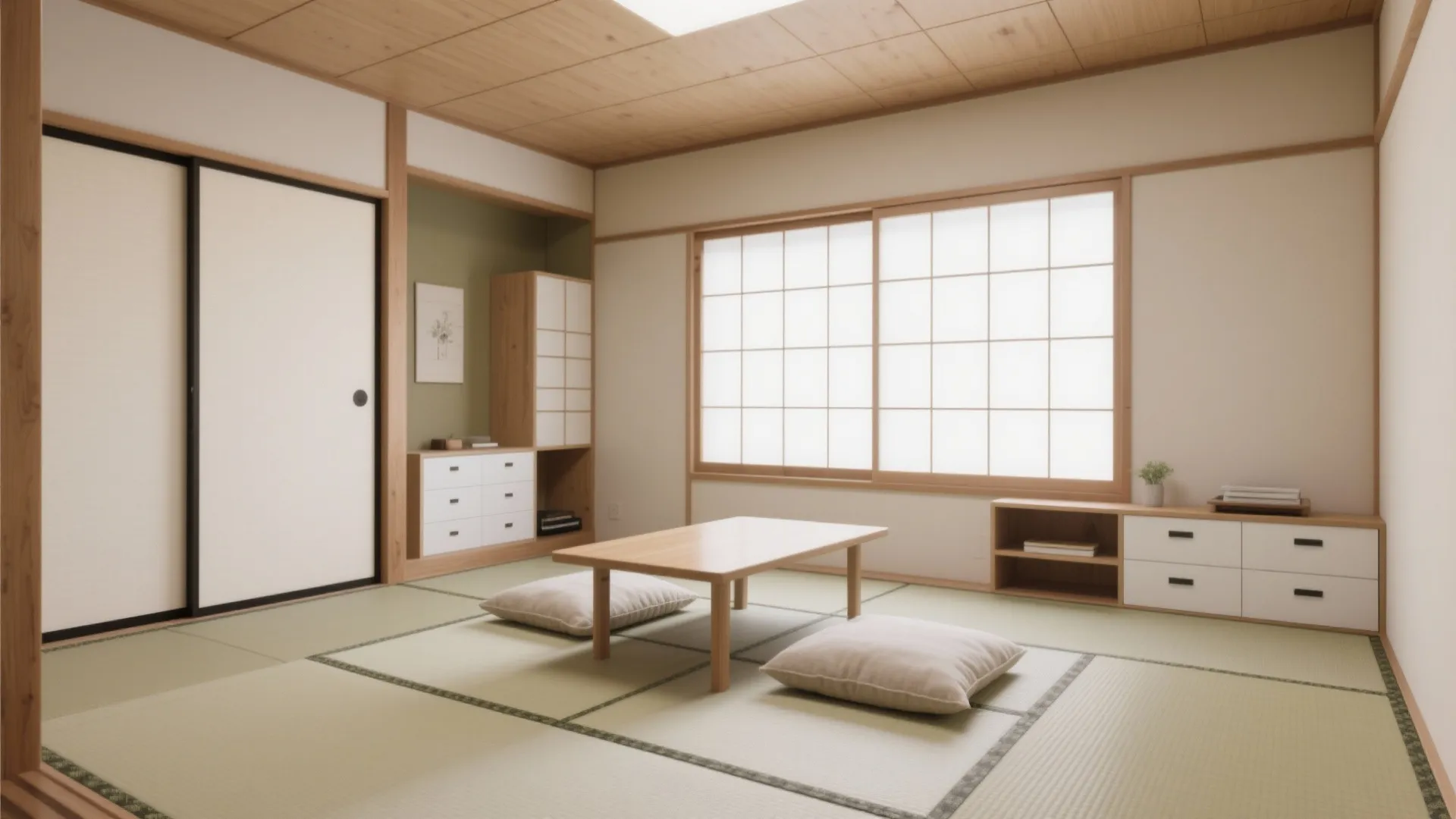 Tips 5: 和室を“マルチルーム”に変える—畳＋低家具で余白を演出（日式風格）