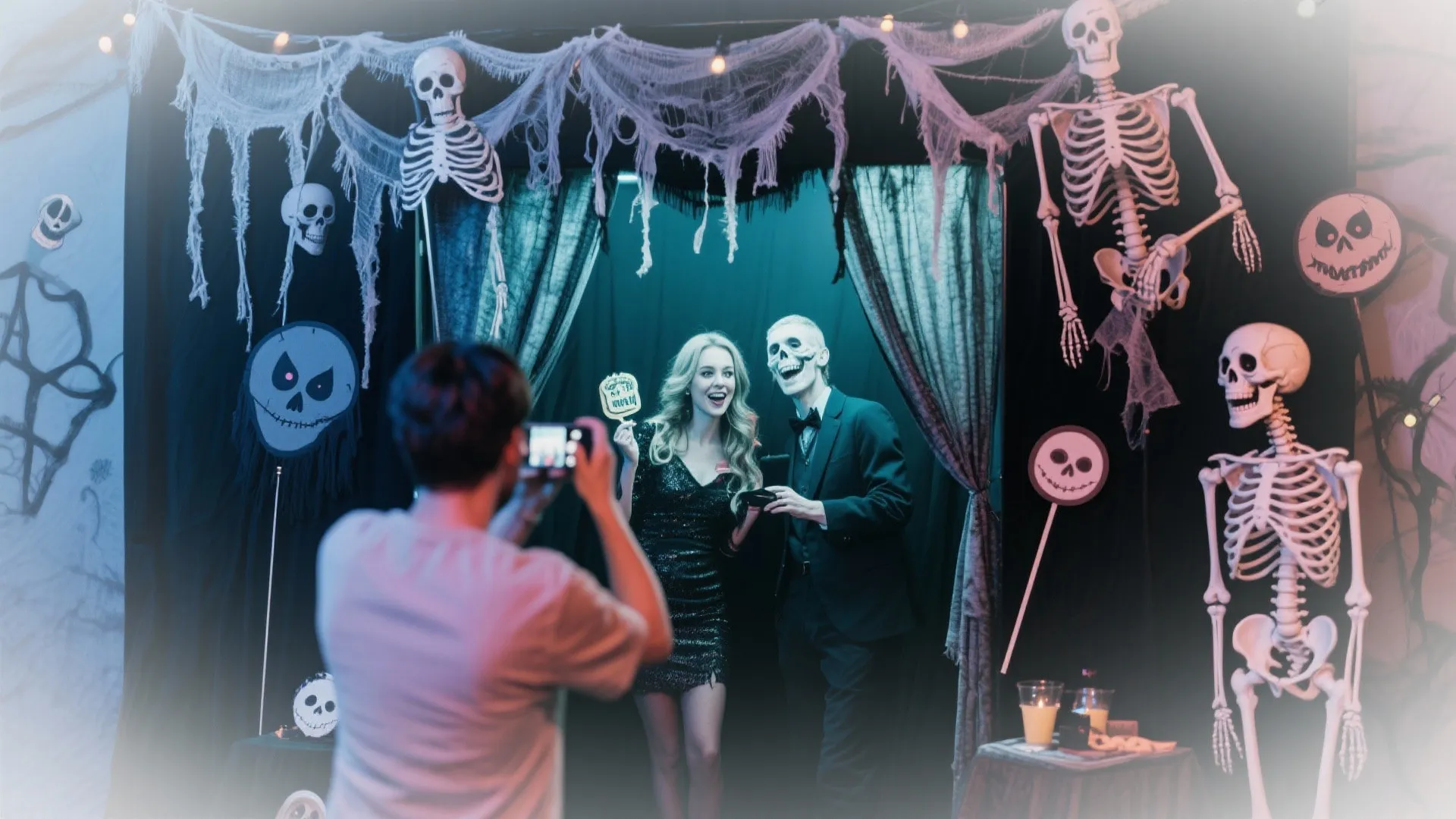8. Skeleton Photo Booth