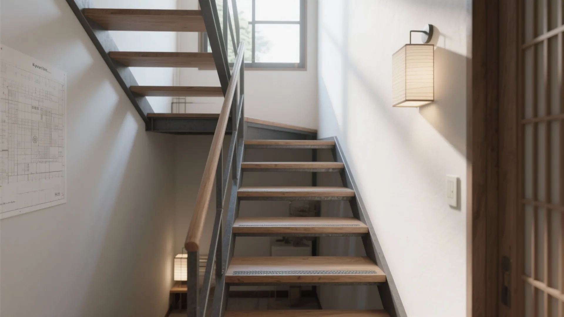 Tips 3: 光を運ぶスケルトン段（採光 × 日式風格）