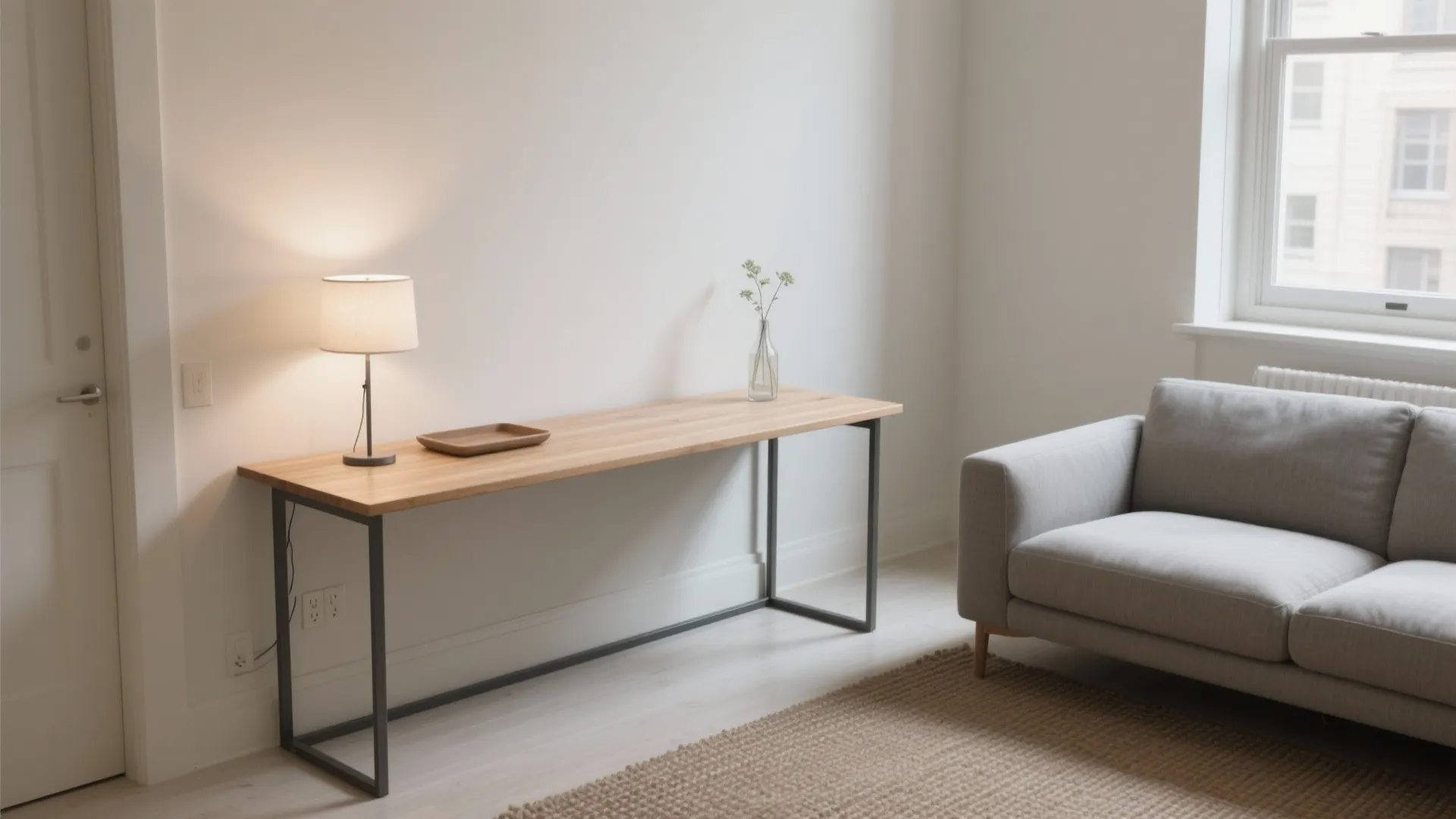 Skinny Sofa Table DIY: Space-Saving Solutions for Small Rooms