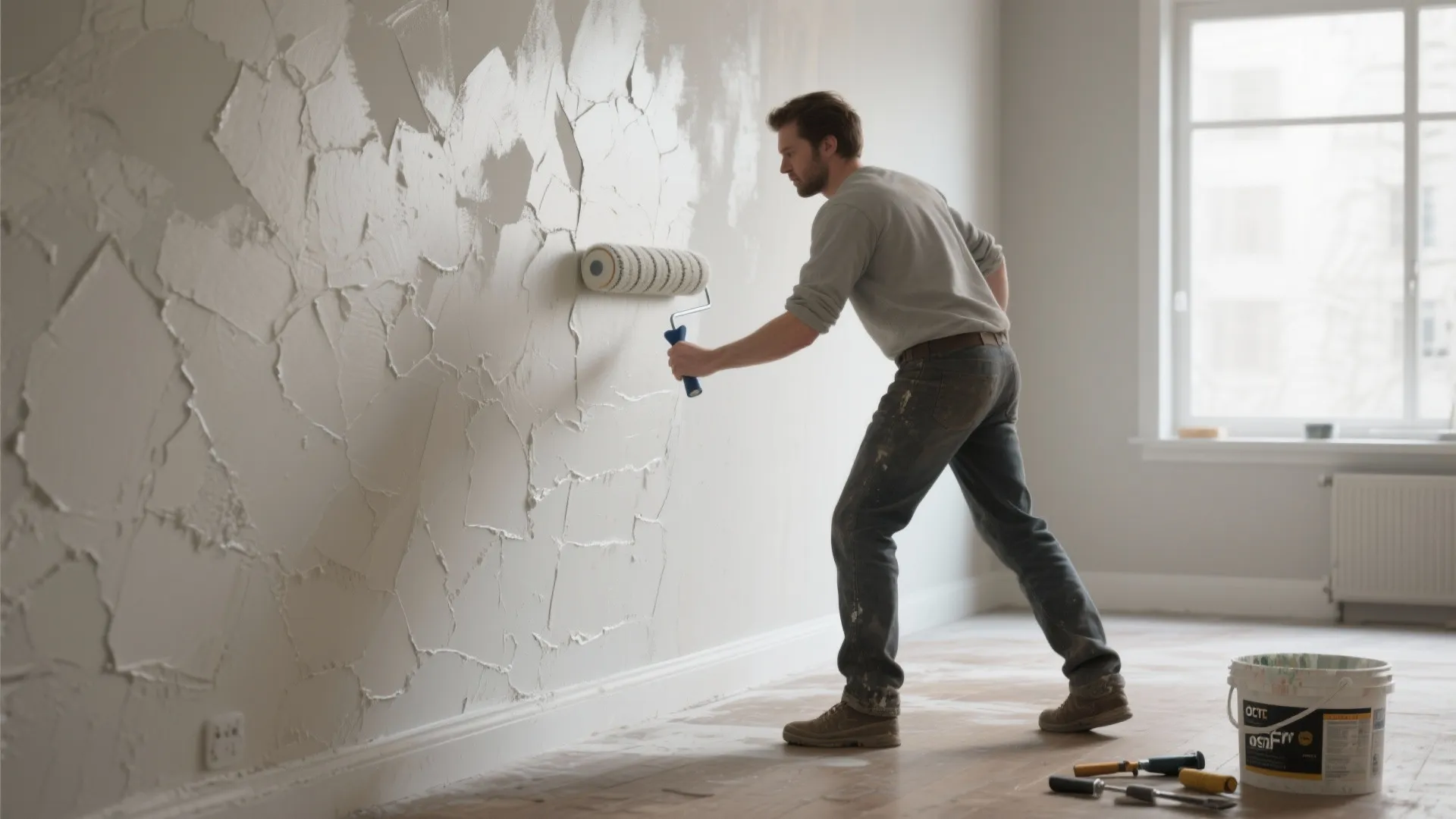 2. Skip-Roller for Light Skip-Trowel Looks