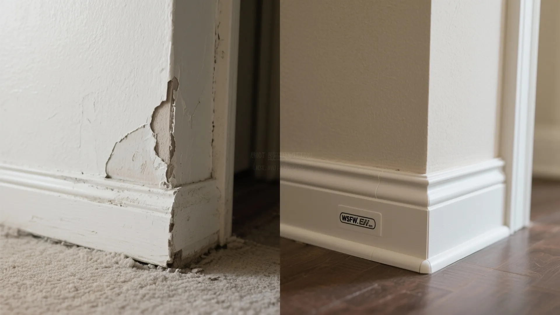 PVC skirting and corner guards for high-traffic halls