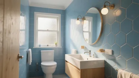5 Blue Bathroom Tile Ideas
