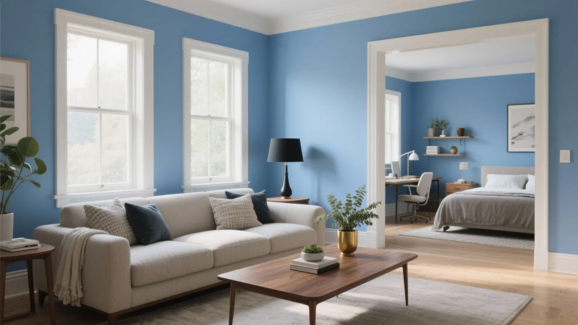 Room Colour Combination with Sky Blue: Designer Tips: 1 Minute to Find Your Perfect Sky Blue Room Palette