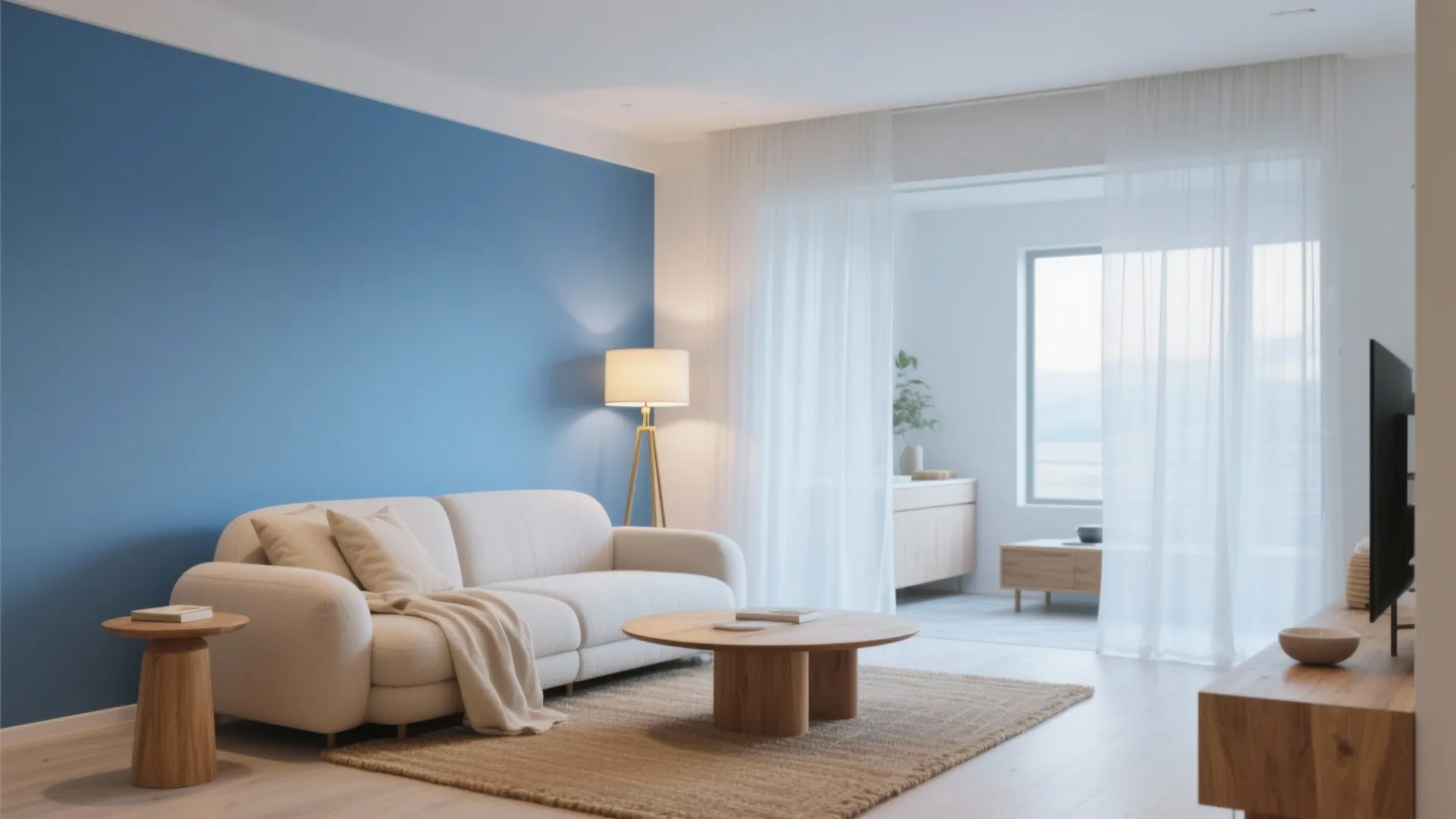 Room Colour Combination with Sky Blue for Modern Interiors: 1 Minute to Fresh Room Colour Ideas Using Sky Blue
