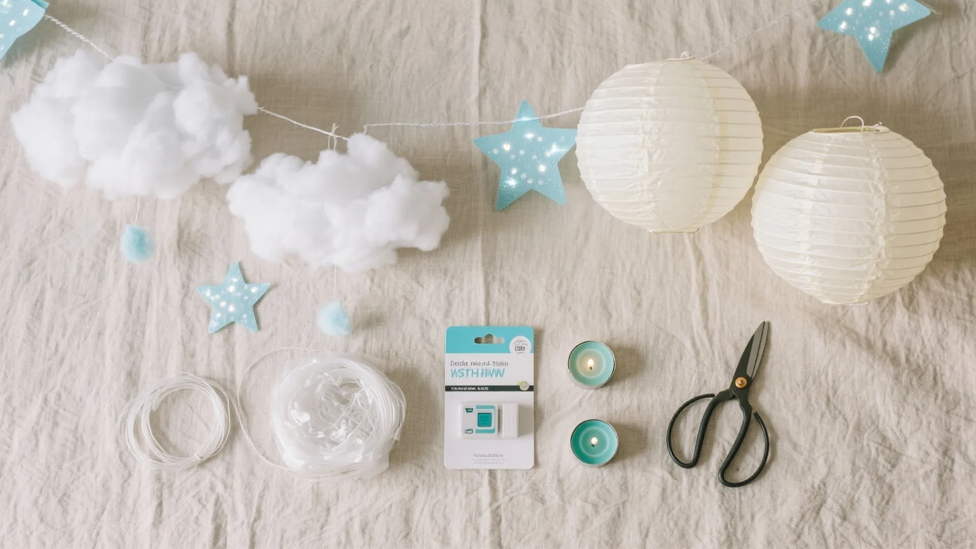 Ceiling Magic: Stars, Clouds, and Hanging Swirls