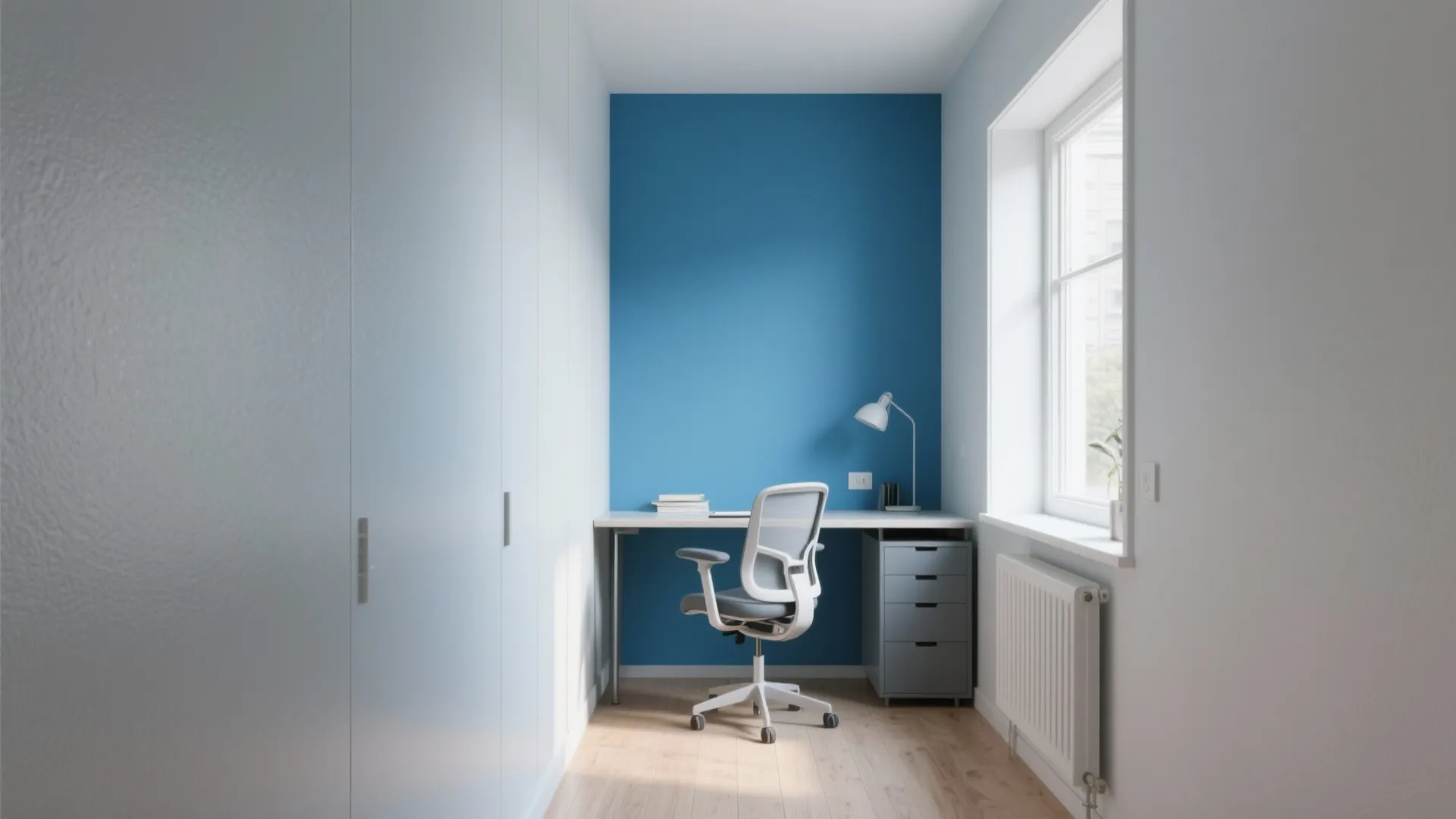 Sky Blue and Pale Grey Serenity