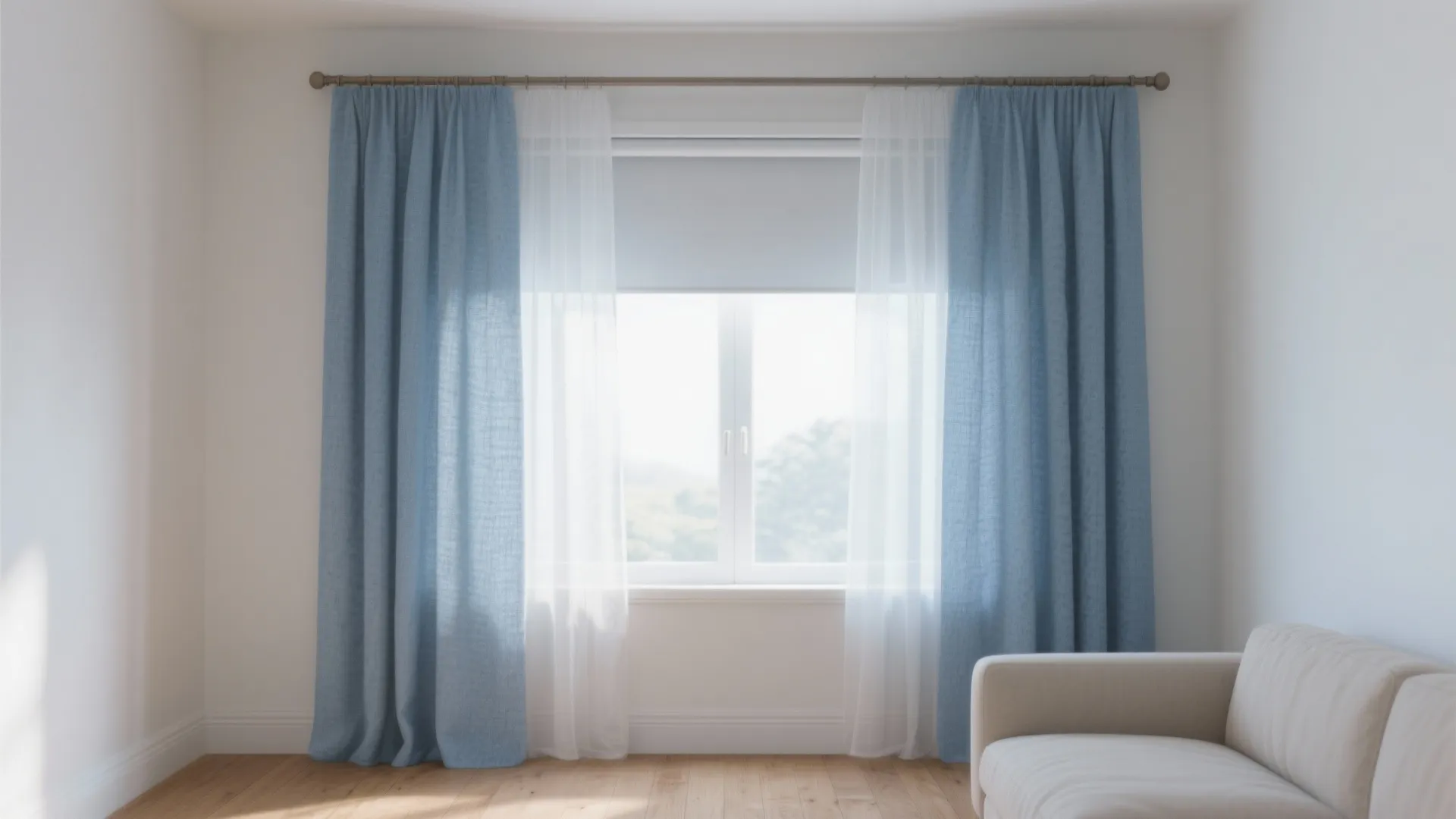 Breezy Sheers and Sky Blue Layers for Light