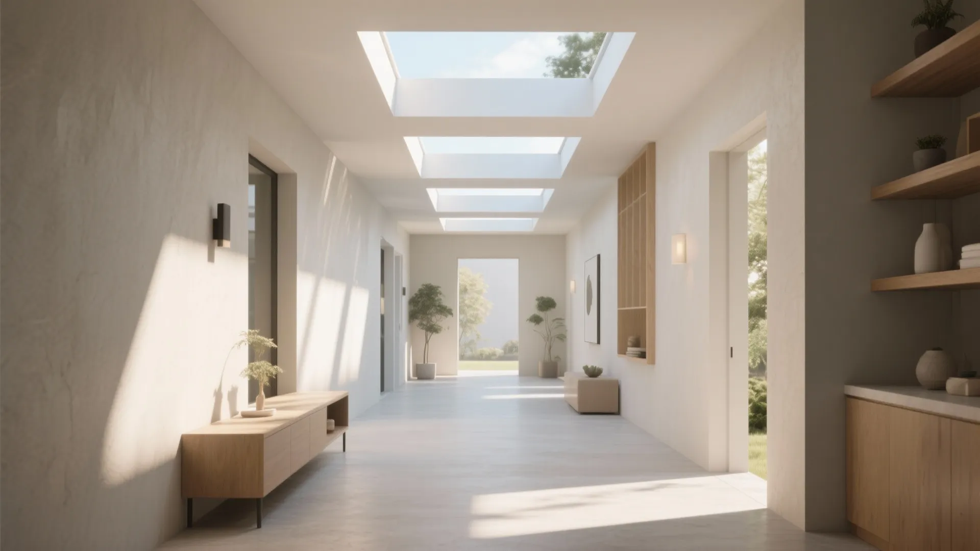 7. Breezeway with Skylights