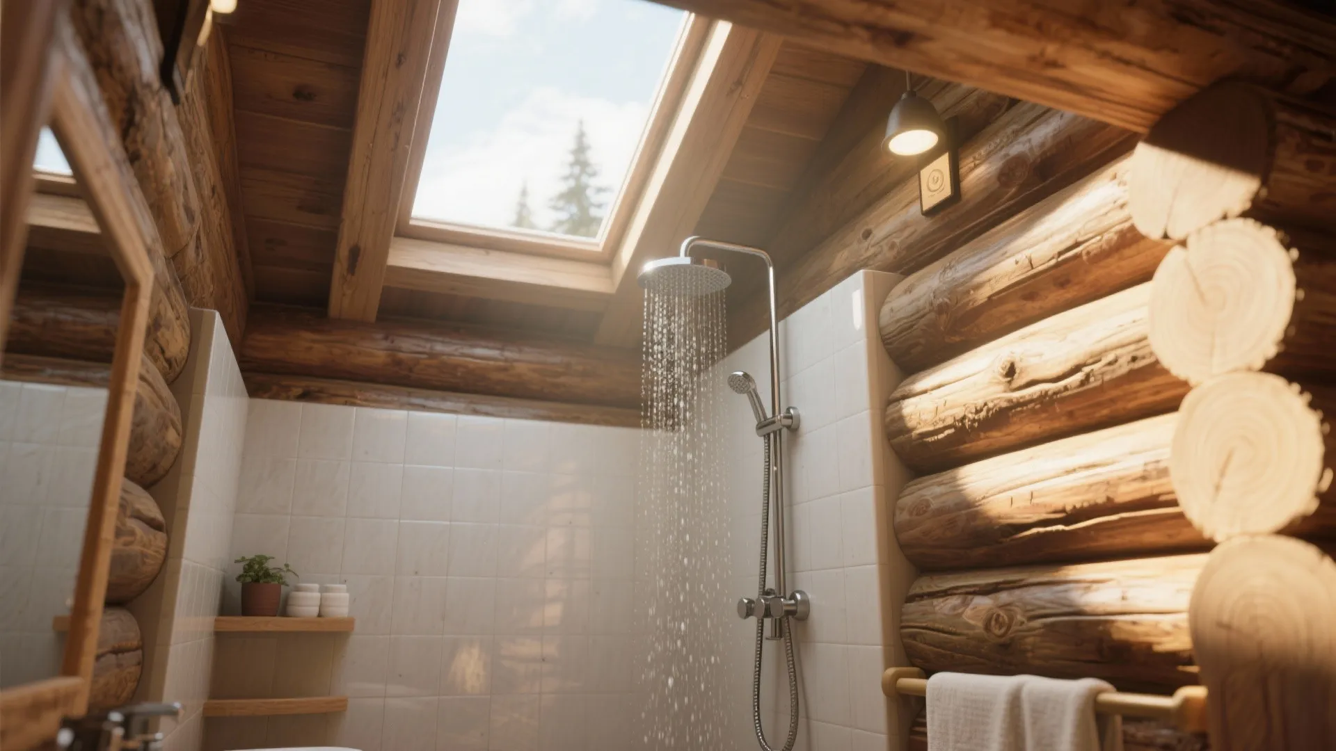 2. Skylight Above the Shower