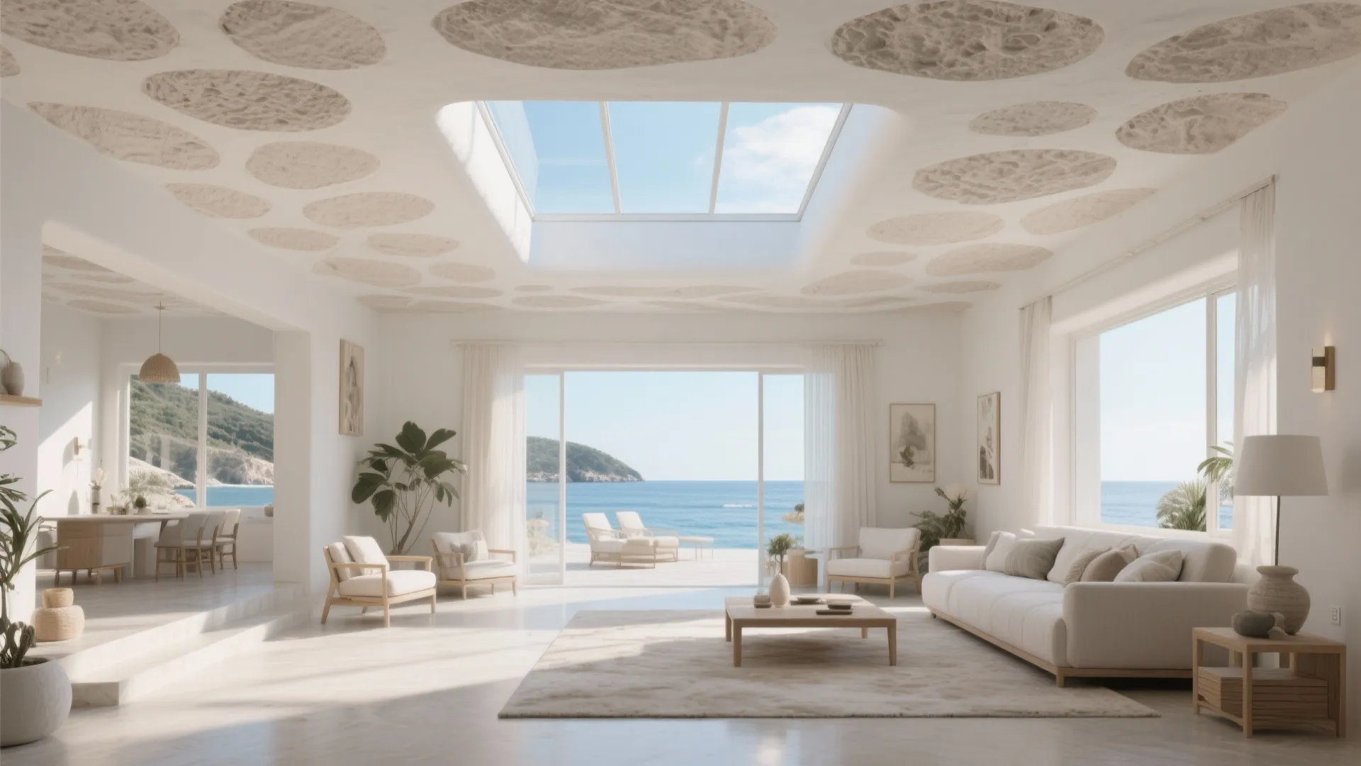 POP Ceiling with Skylight Integration