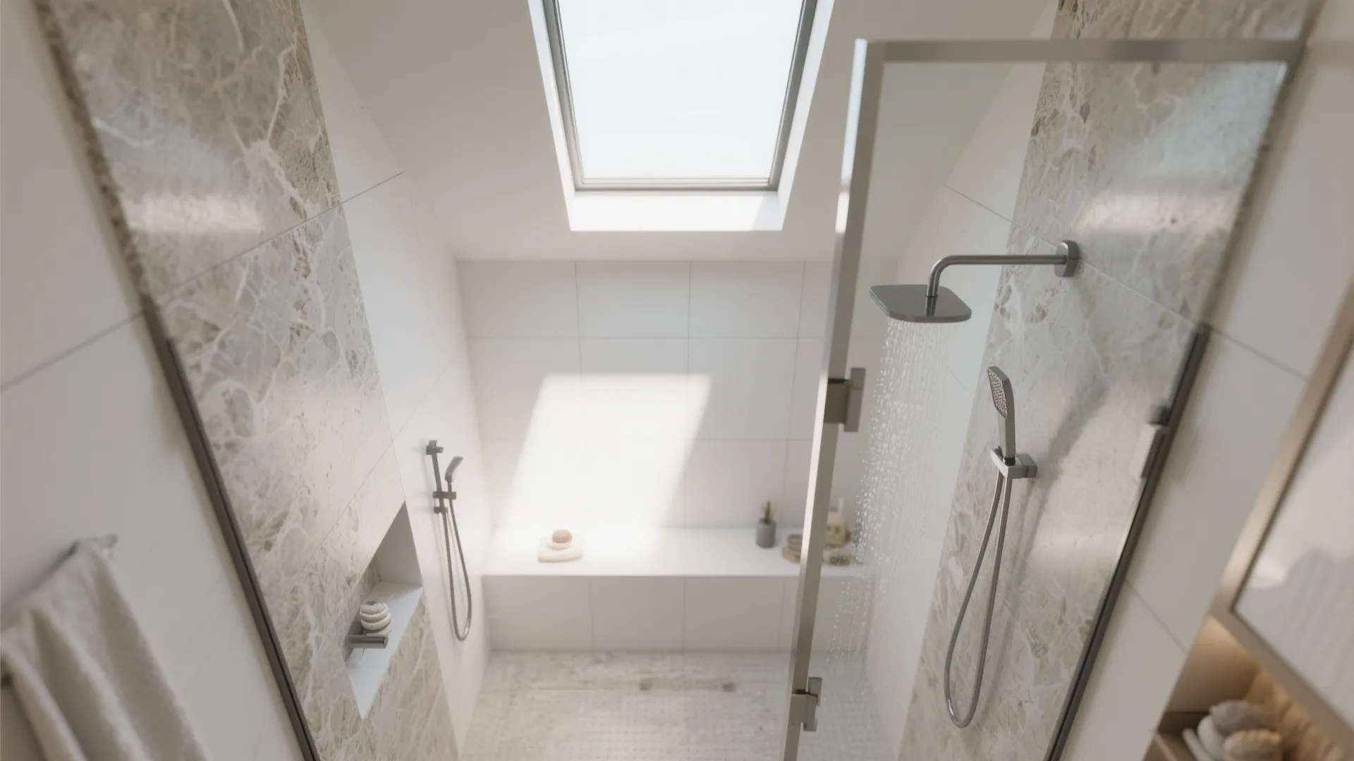 4. Skylights Over the Shower