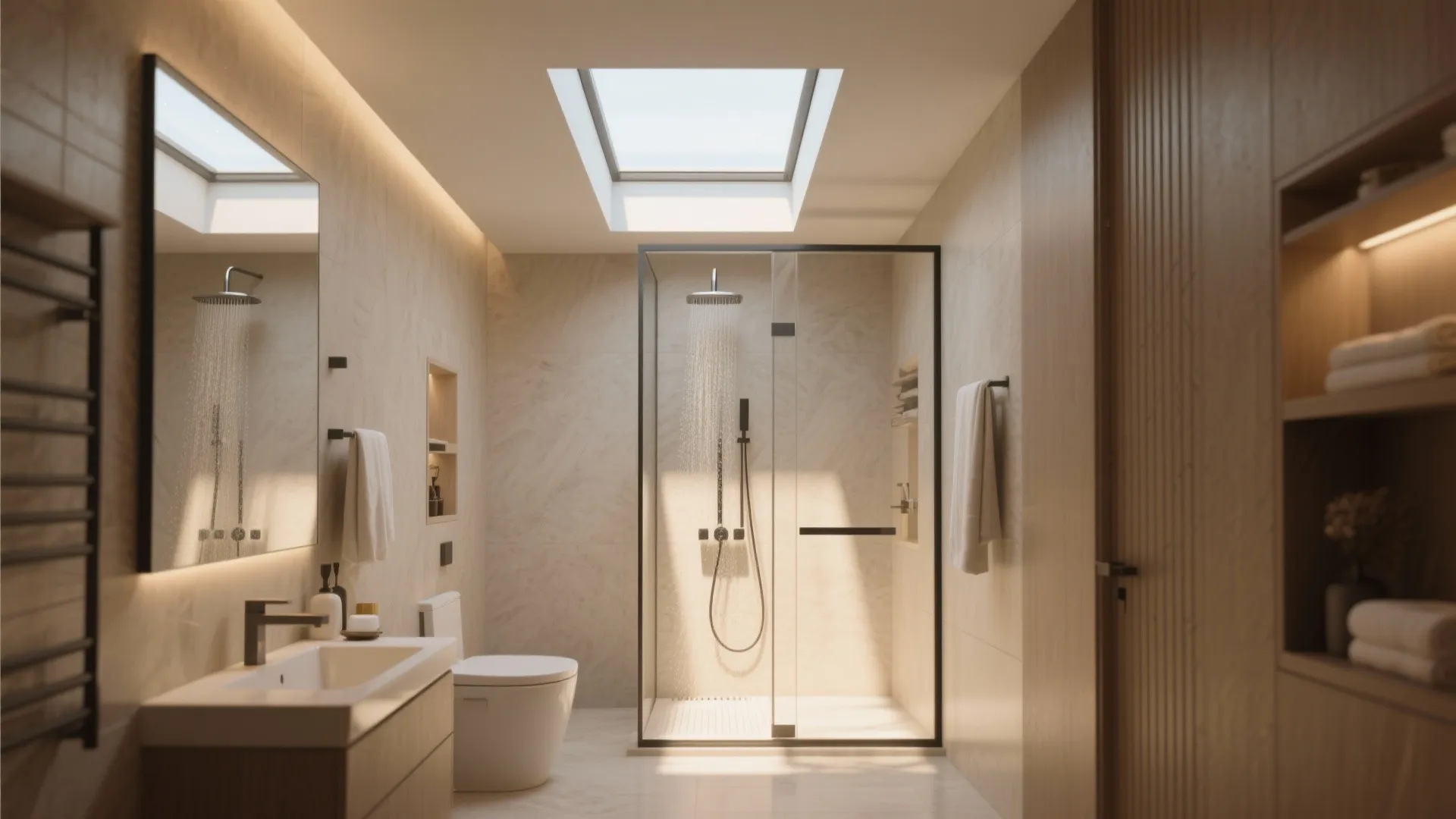 4. Skylights Above the Shower