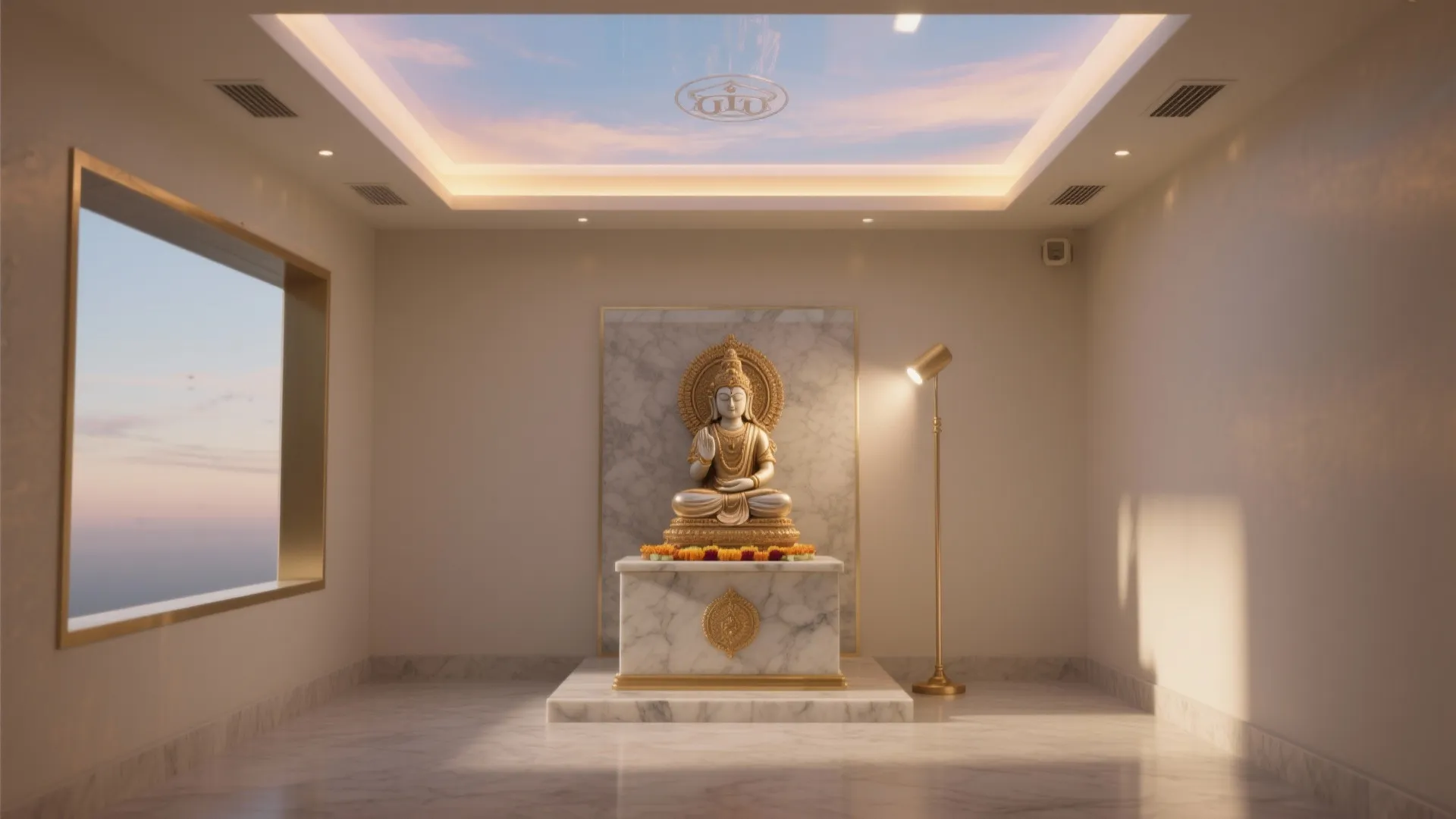 Faux Skylight or Luminous Ceiling Panel