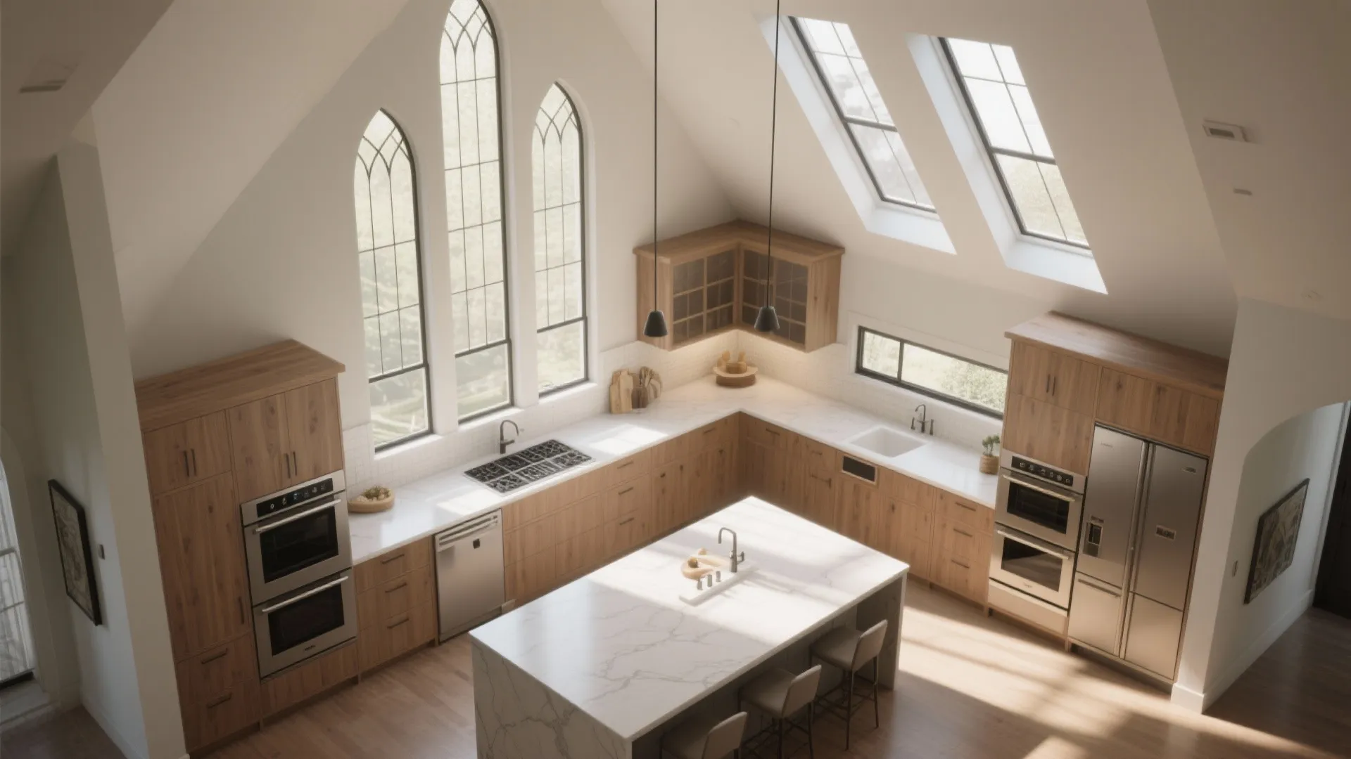 3. Add Skylights and Clerestory Windows for Airy Light