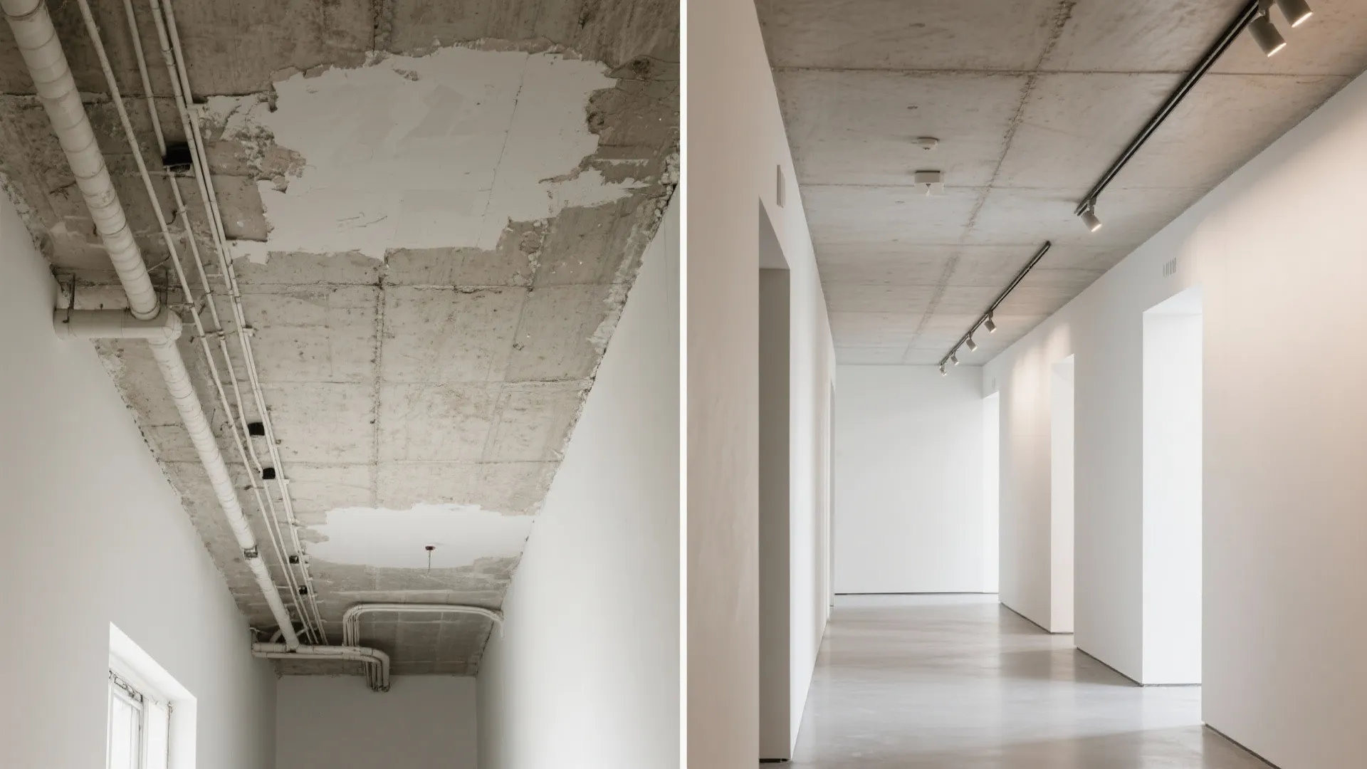 Exposed Concrete Slab with Refined Edges