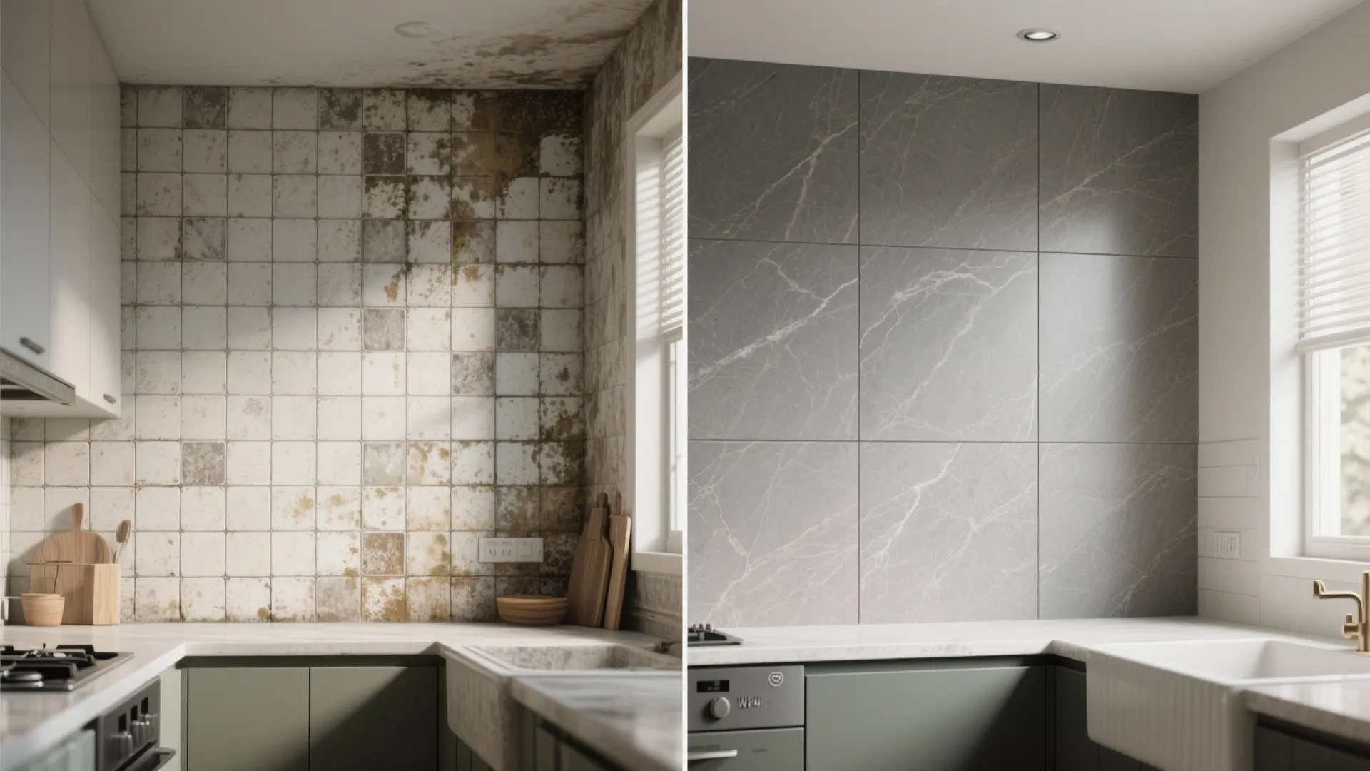 Large-Format Porcelain Slabs for a Seamless, Grout-Lite Look