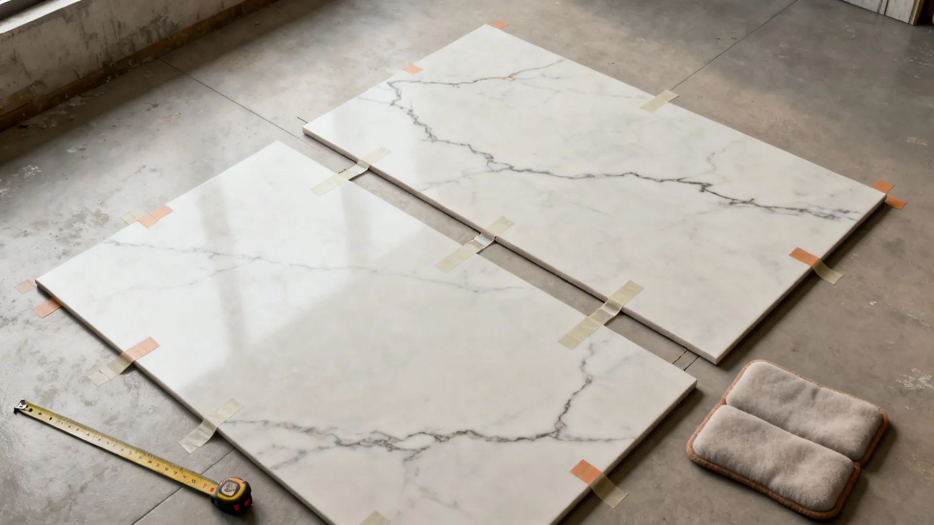Large-Format Porcelain Slabs for a Sculptural Look