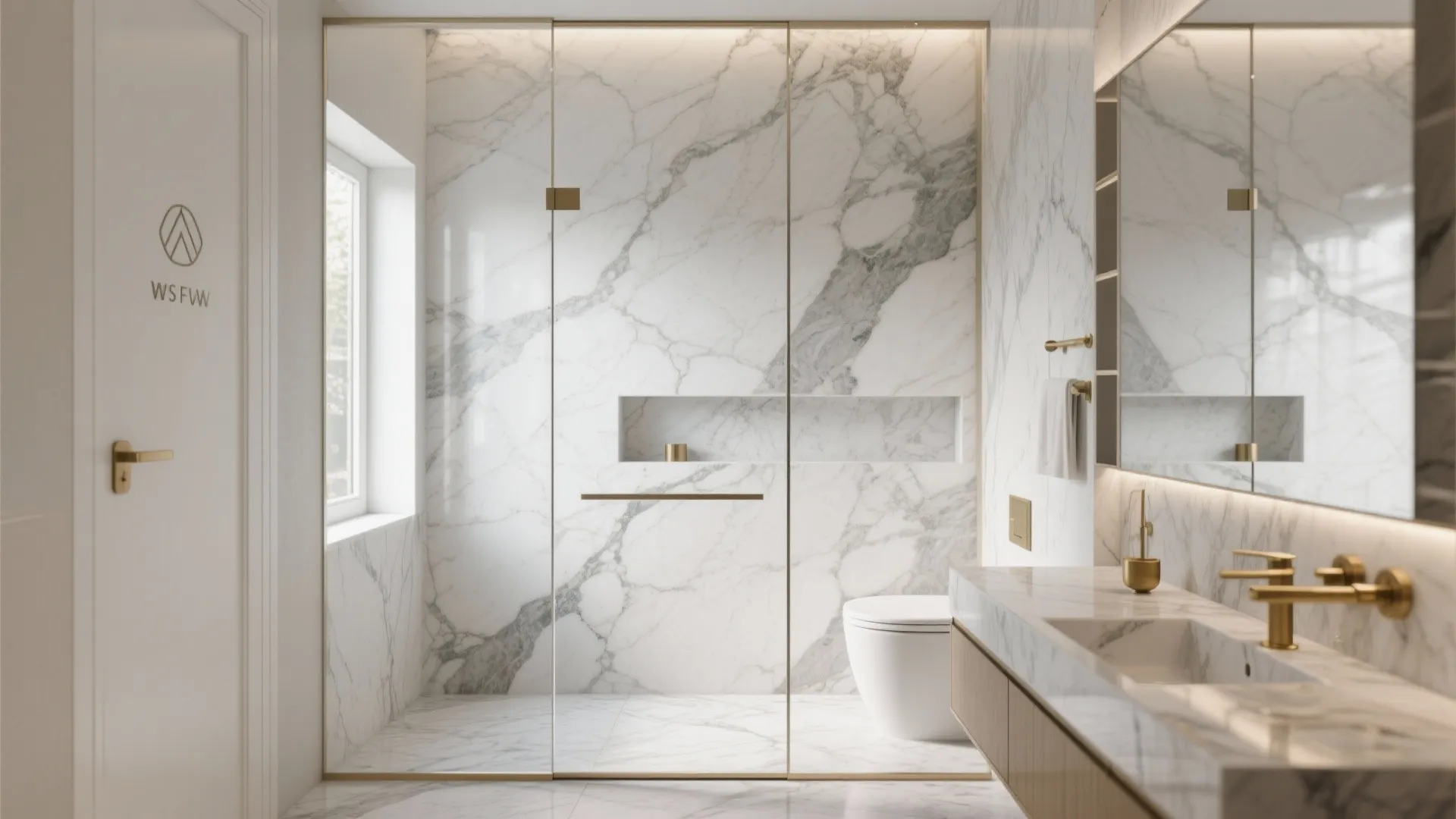 Large-Format Slabs and Glass to Maximize Light