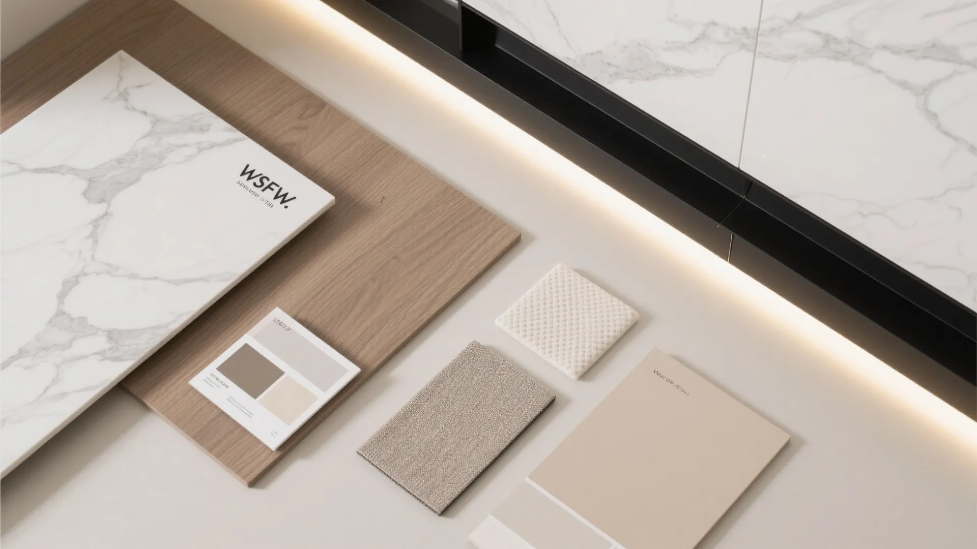 Stone-Look Slab With Integrated LED Wash