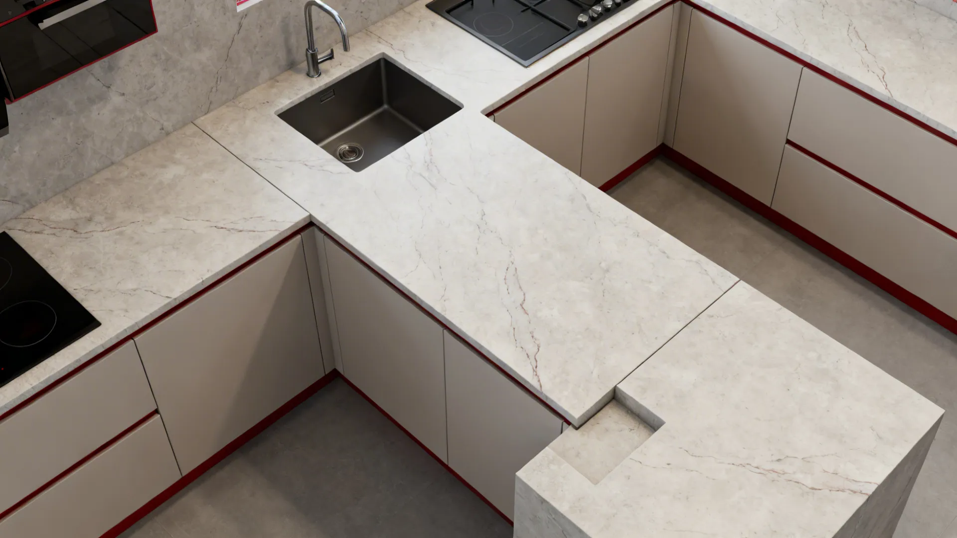 Common pitfalls when designing kitchen slabs in Revit