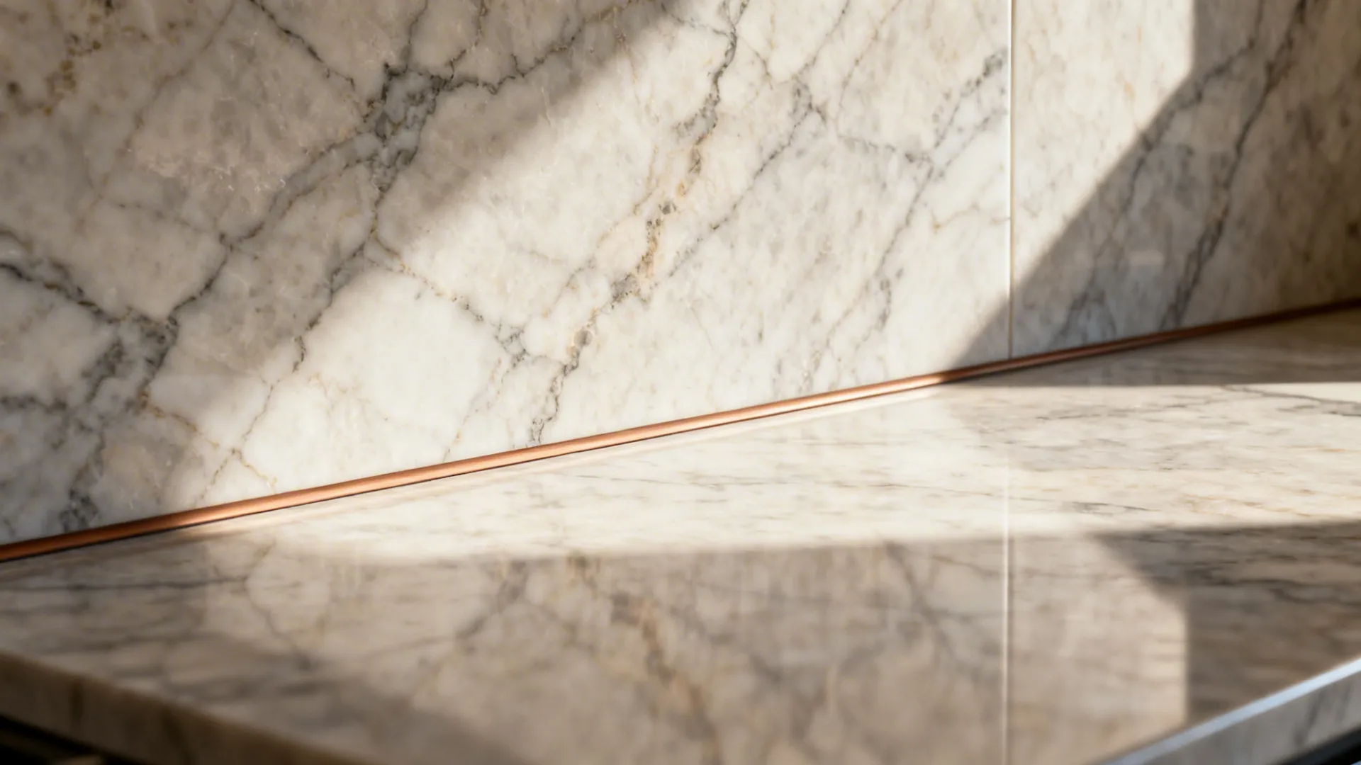 Slab Backsplash (Quartz or Porcelain) for a Seamless Look