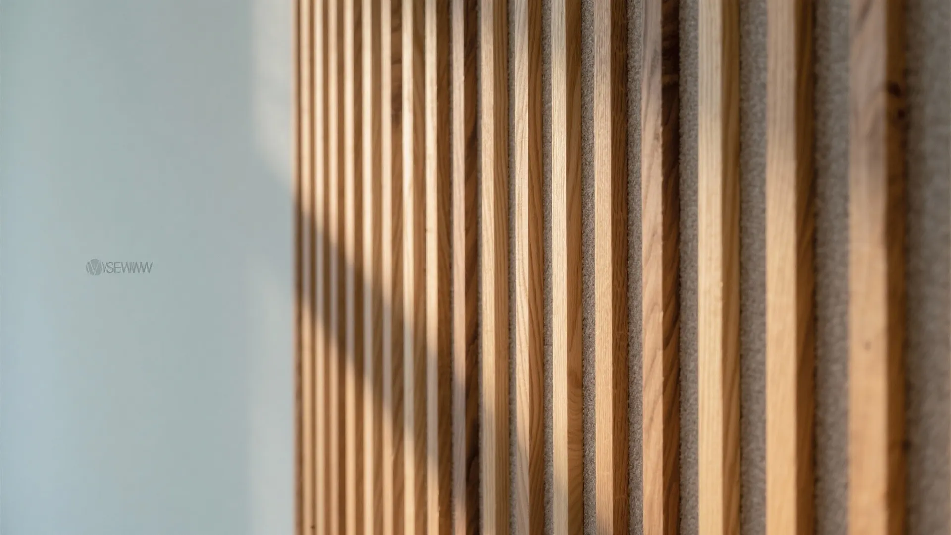 Fluted Wood Slat Wall for Warmth and Quiet