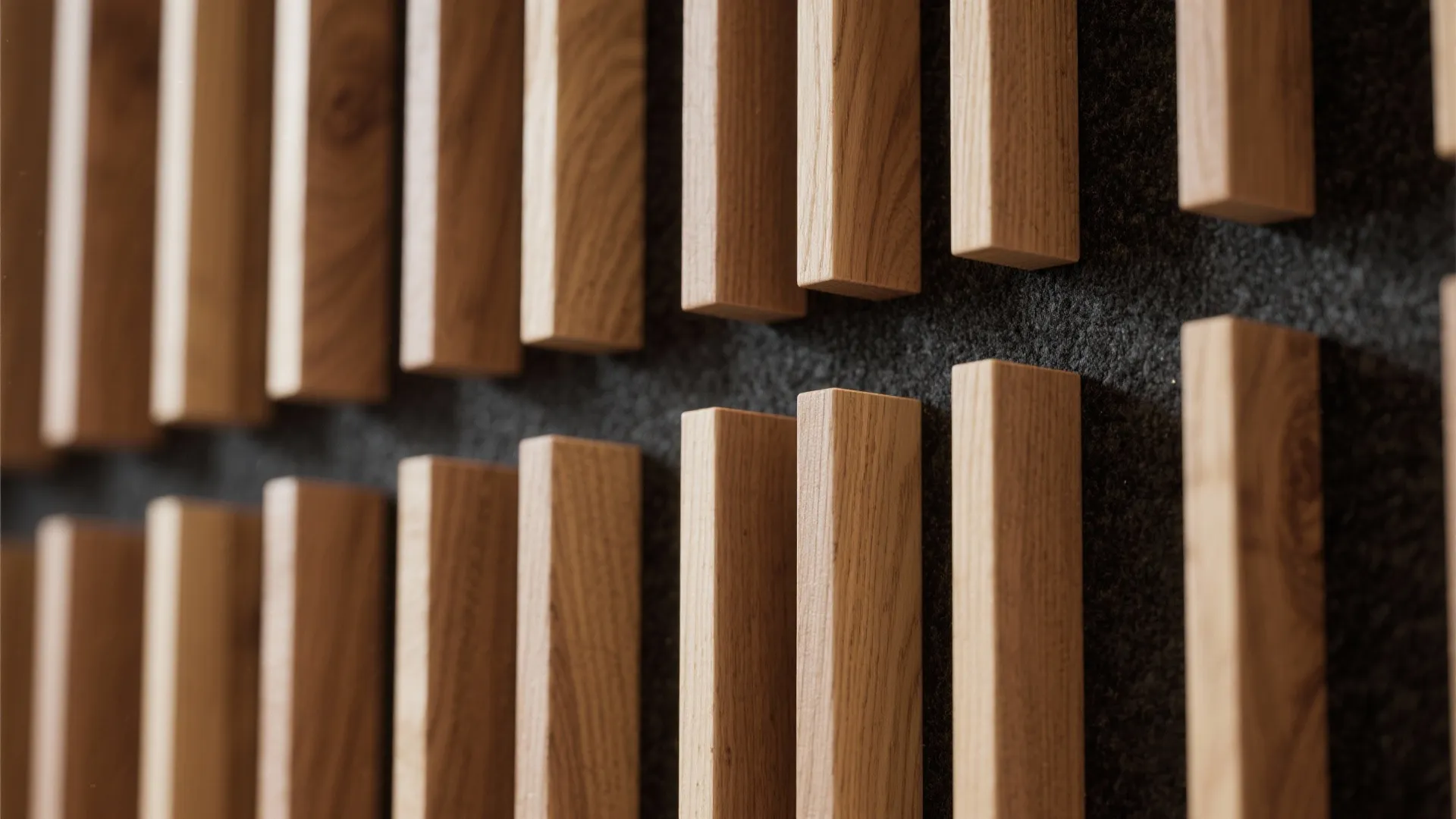 [Section: Inspiration 5] Quiet and Warm: Acoustic Wood Slats + Fabric Panels