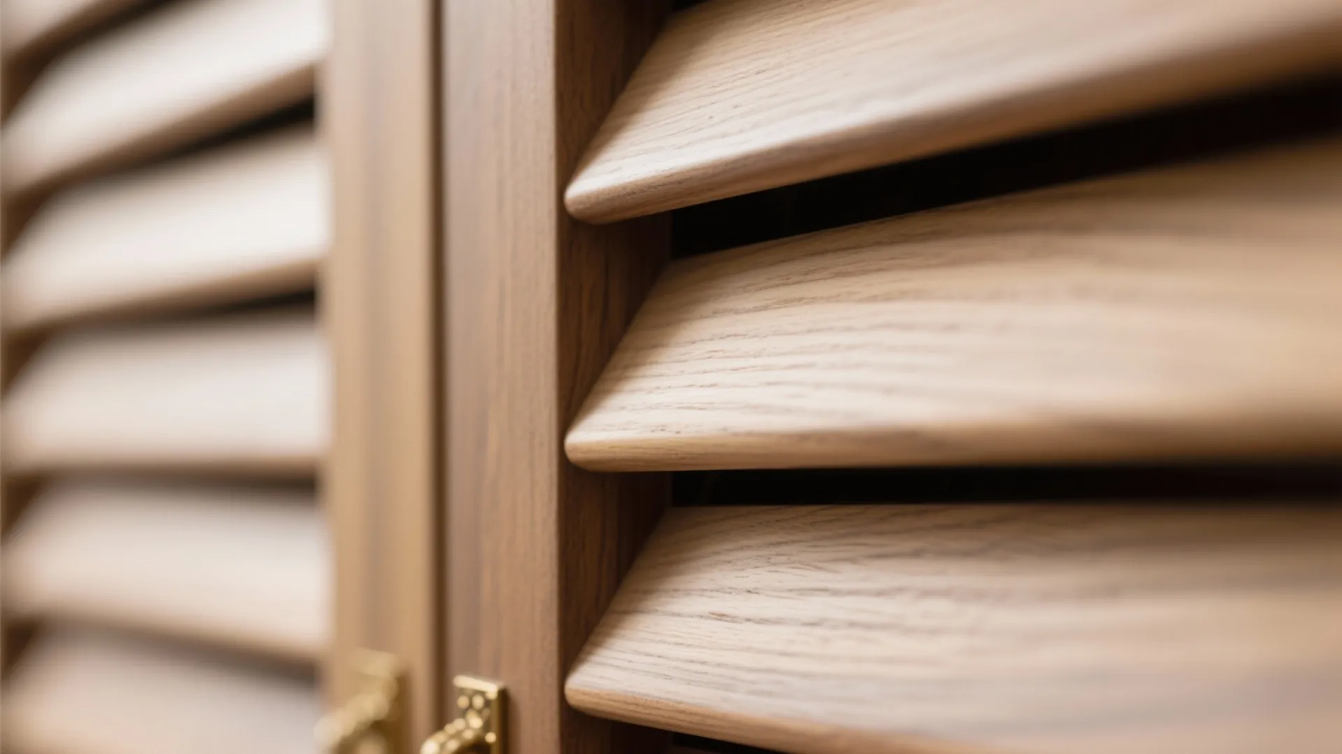 Minimal Wooden Slatted Doors for Warmth