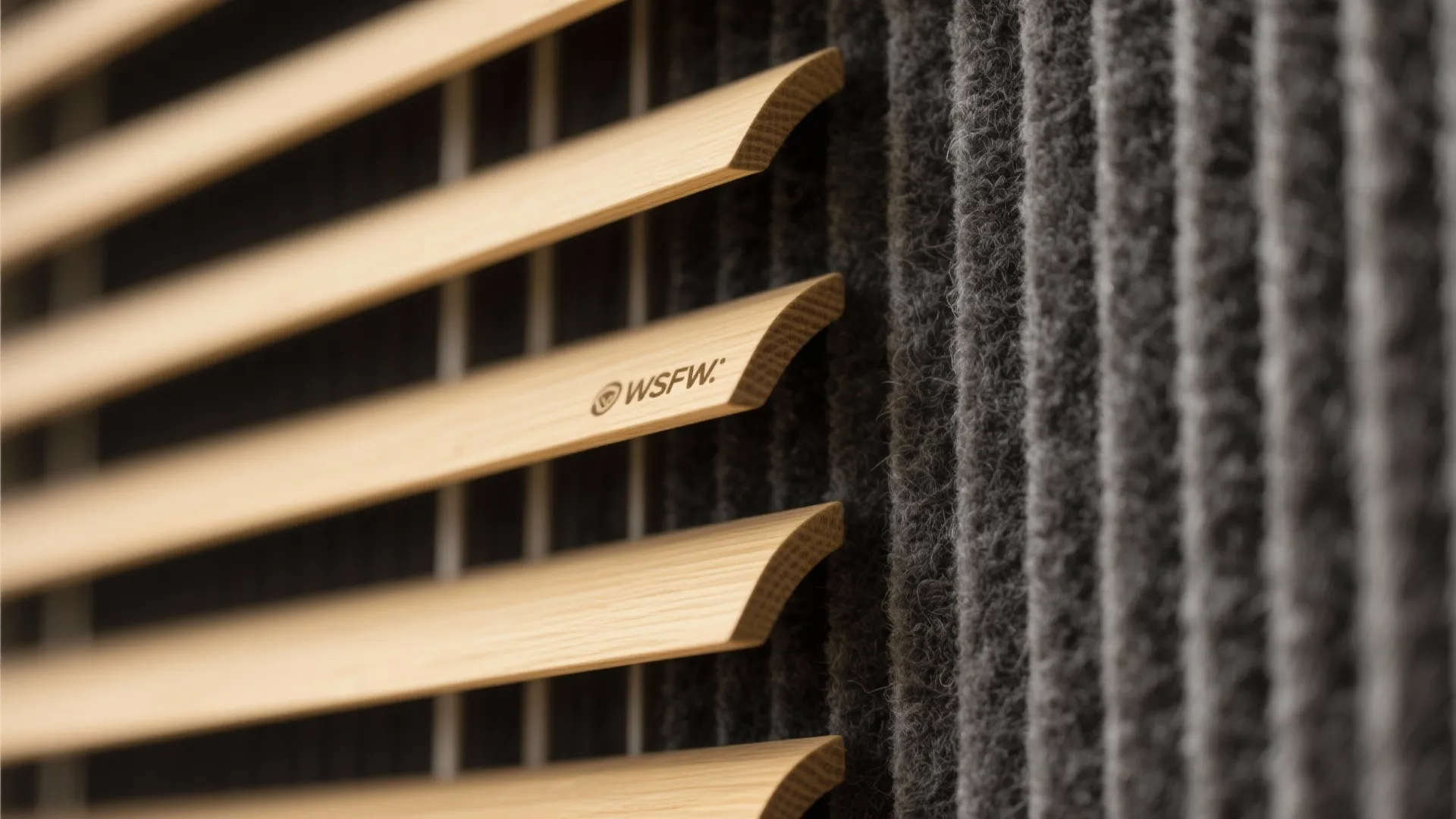 Modular Acoustic Slat and Felt Hybrid