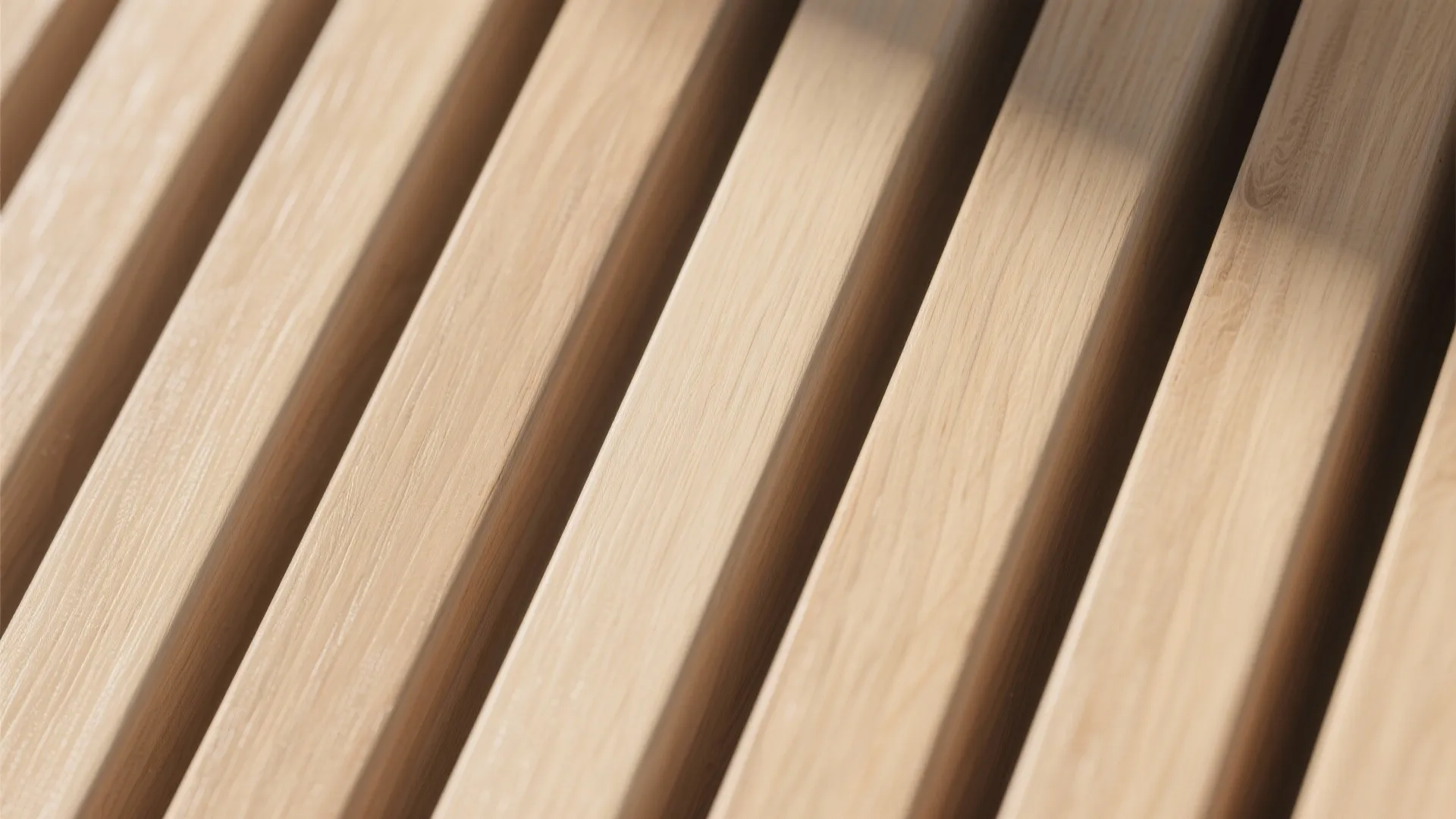Warm Wood Slat Panels (Just Enough Texture)