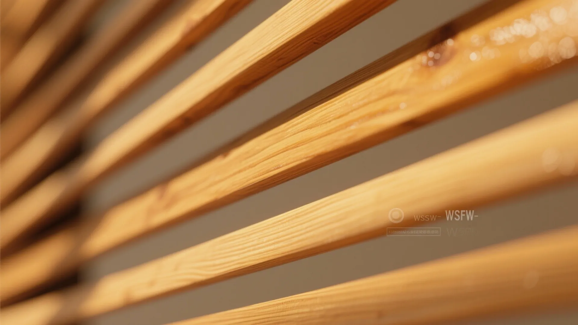 Warm Wood Slats for Privacy and Texture