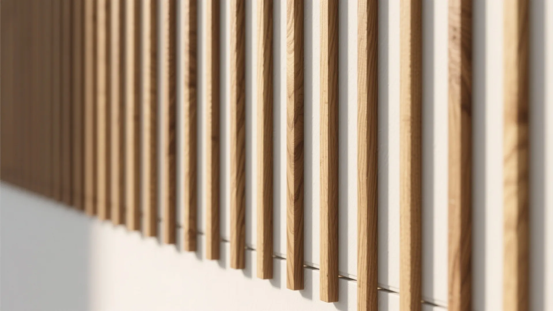 1) Vertical Paneling and Slats for Rhythm and Scale