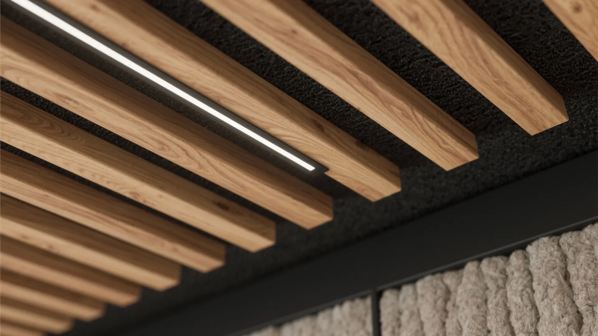 Warm Wood Slats or Veneer: Texture, Warmth, and Sound Control