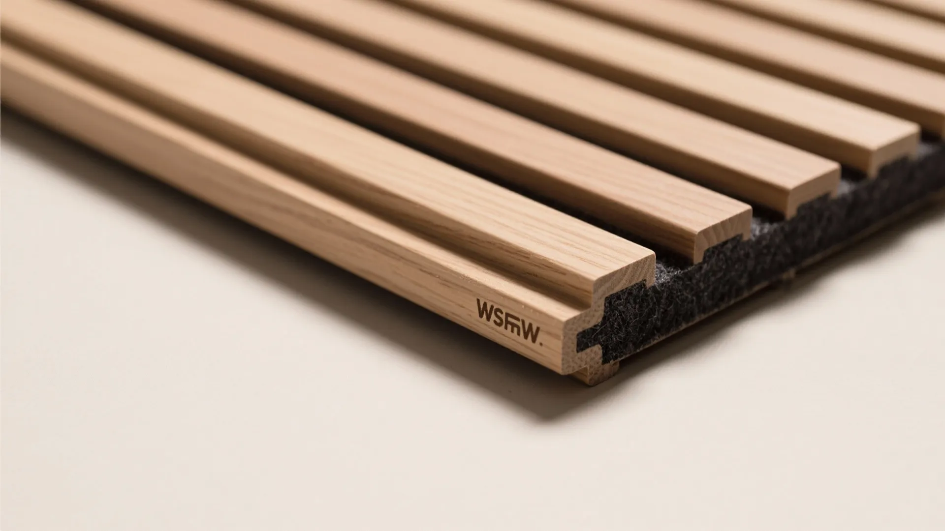 Minimalist slat WPC panels for vertical rhythm