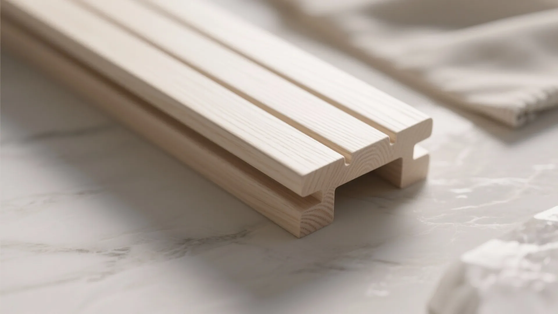 Slatted Wood Screen Divider