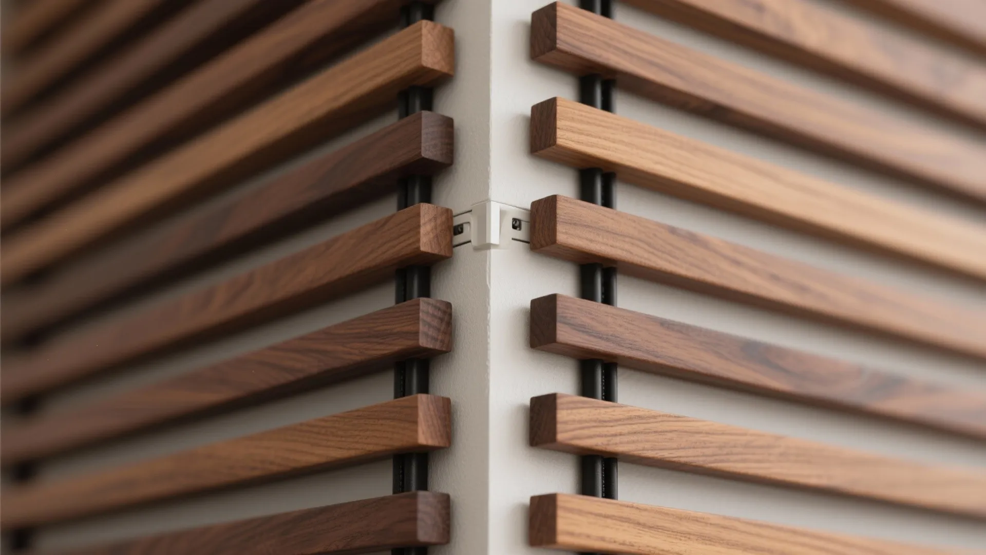 4) Swivel Mount + Slatted Corner Backdrop