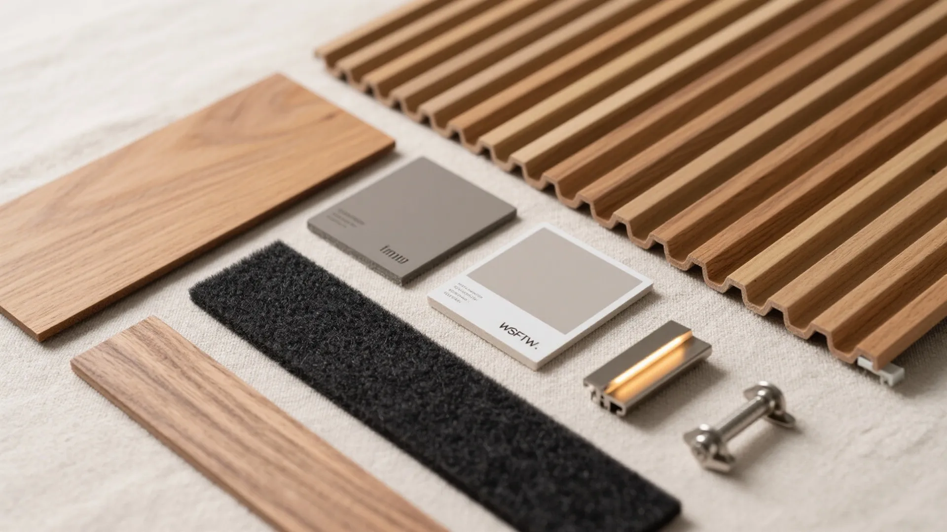 Slim Beams or Slats to Stretch the Room