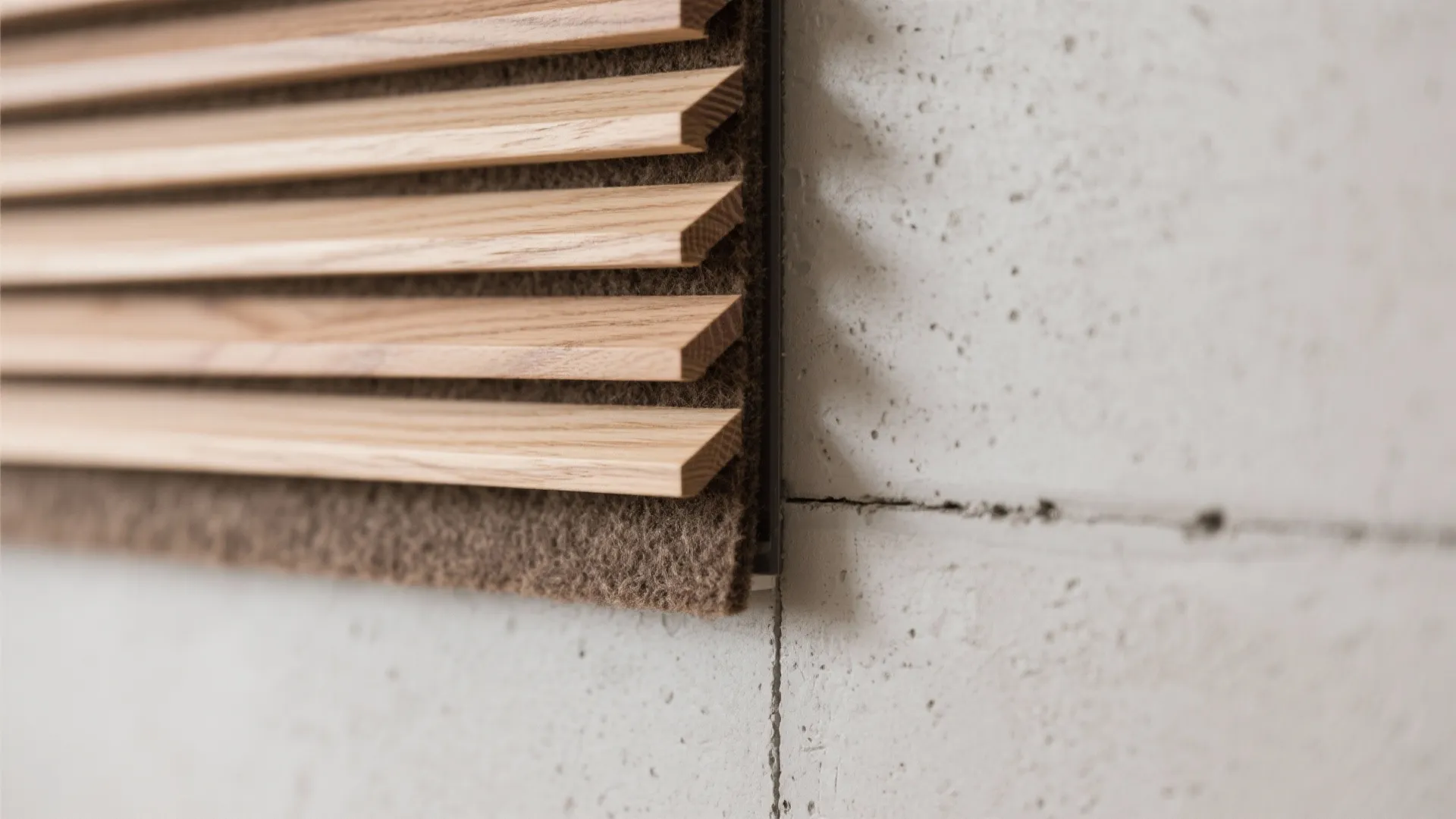 Microcement + Acoustic Panels for Better Sound