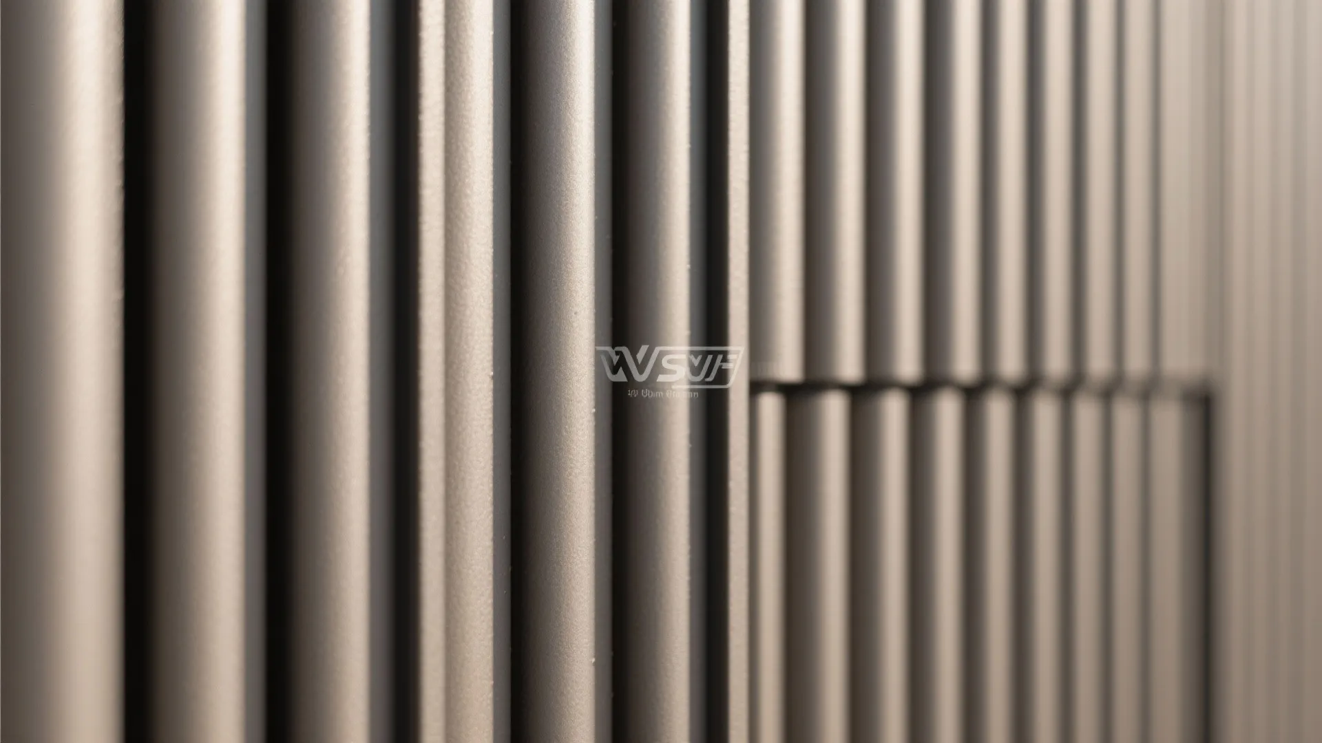 Vertical slat façades with light gaps