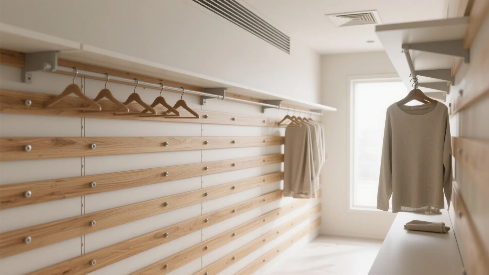 Ventilated Slat Walls for Faster Drying