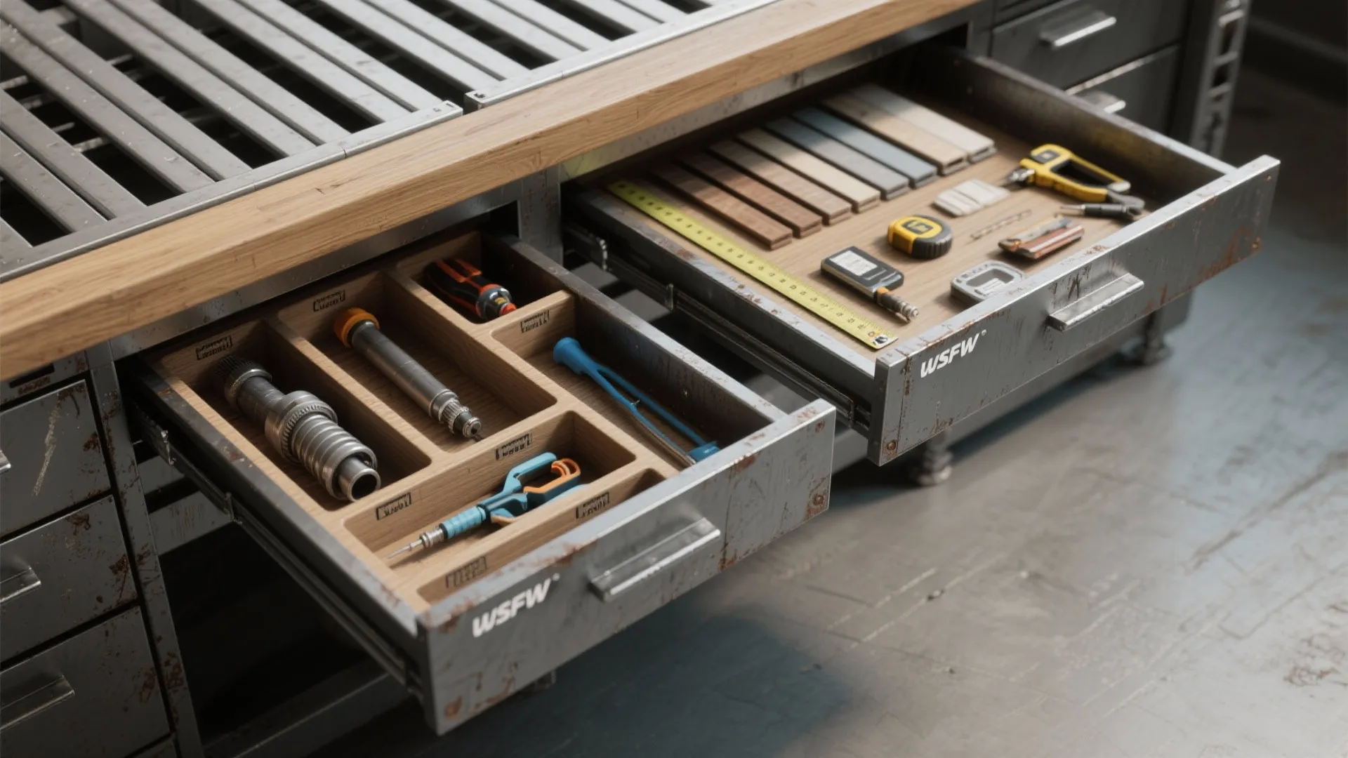 3. Integrated storage and sacrificial slat bed